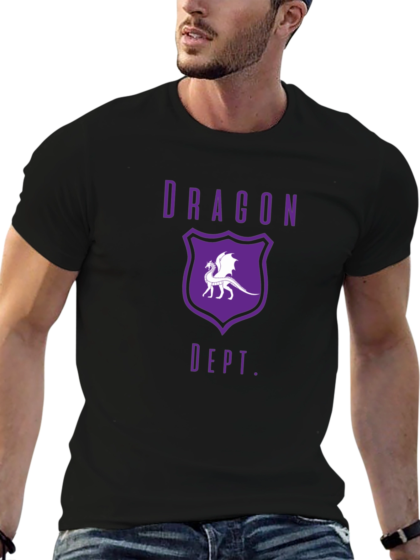 Dragon Dept. Graphic T-Shirt - Black