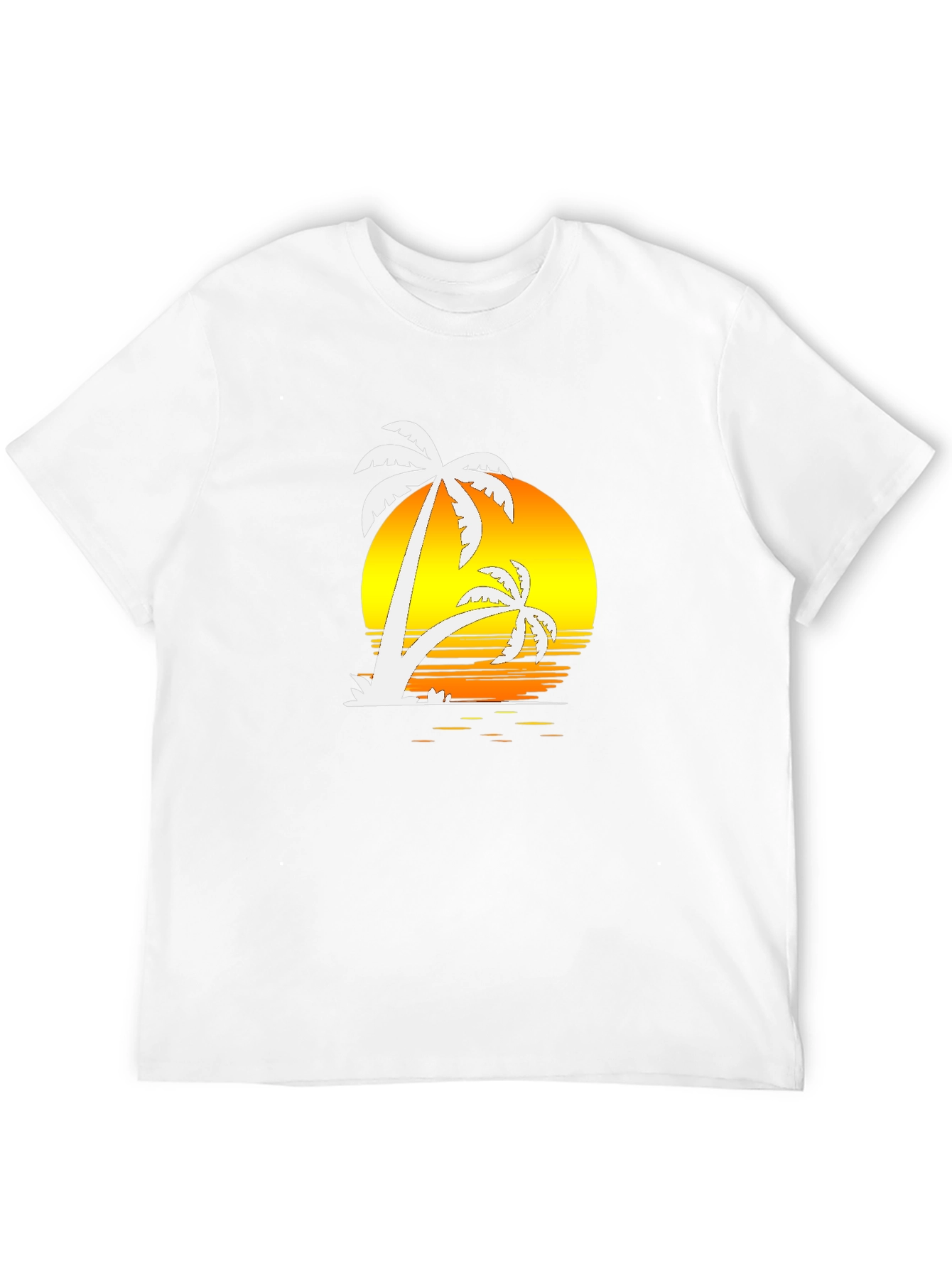 Sunset Palm Tree Graphic Tee
