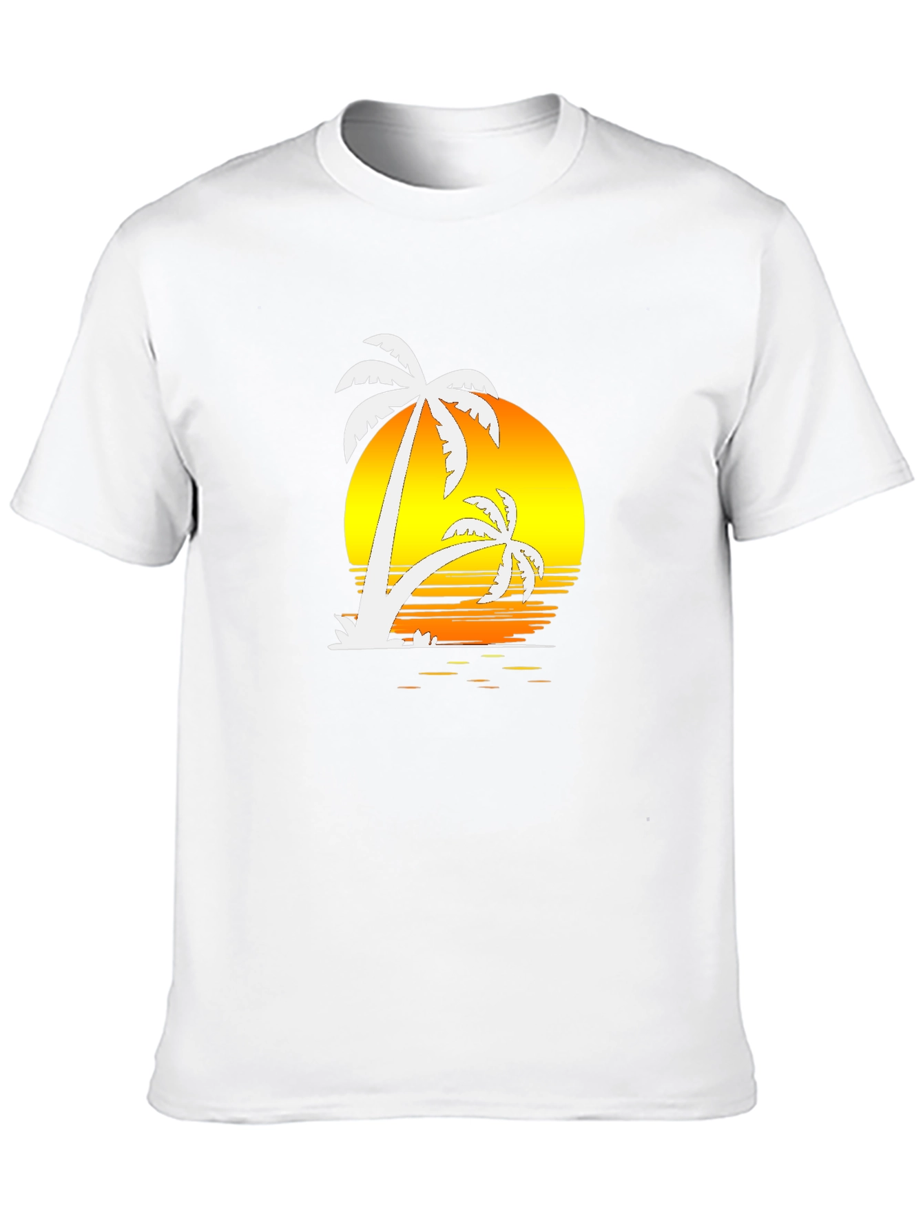 Sunset Palm Tree Graphic Tee