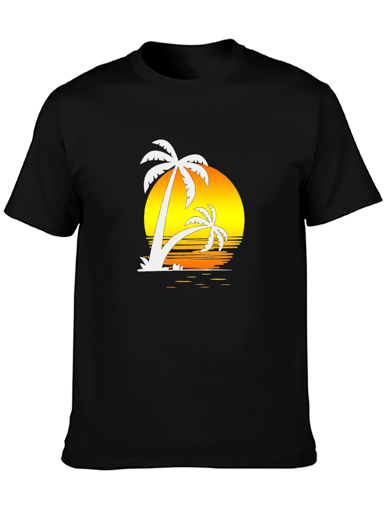 Sunset Palm Tree Graphic Tee