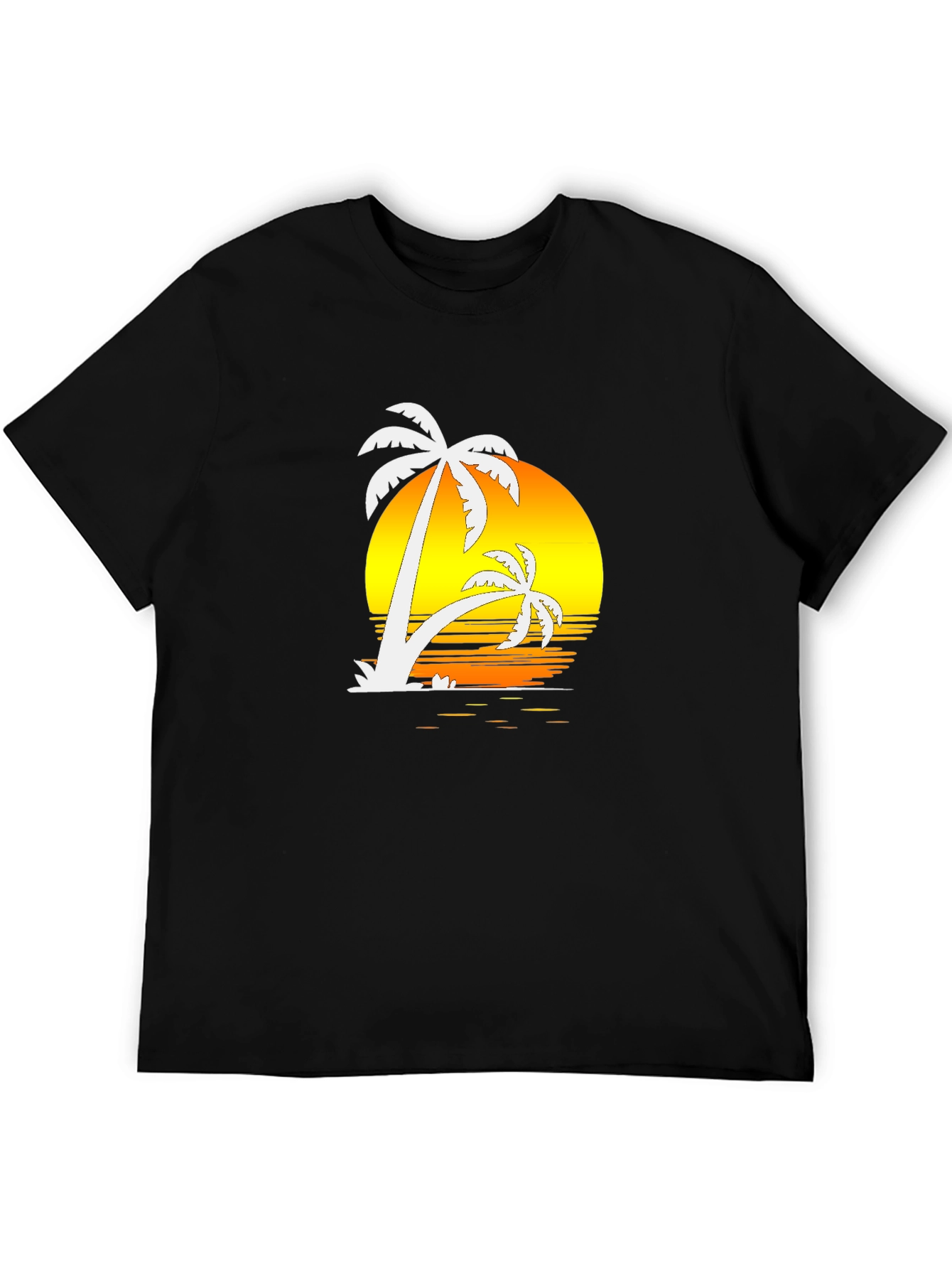 Sunset Palm Tree Graphic Tee