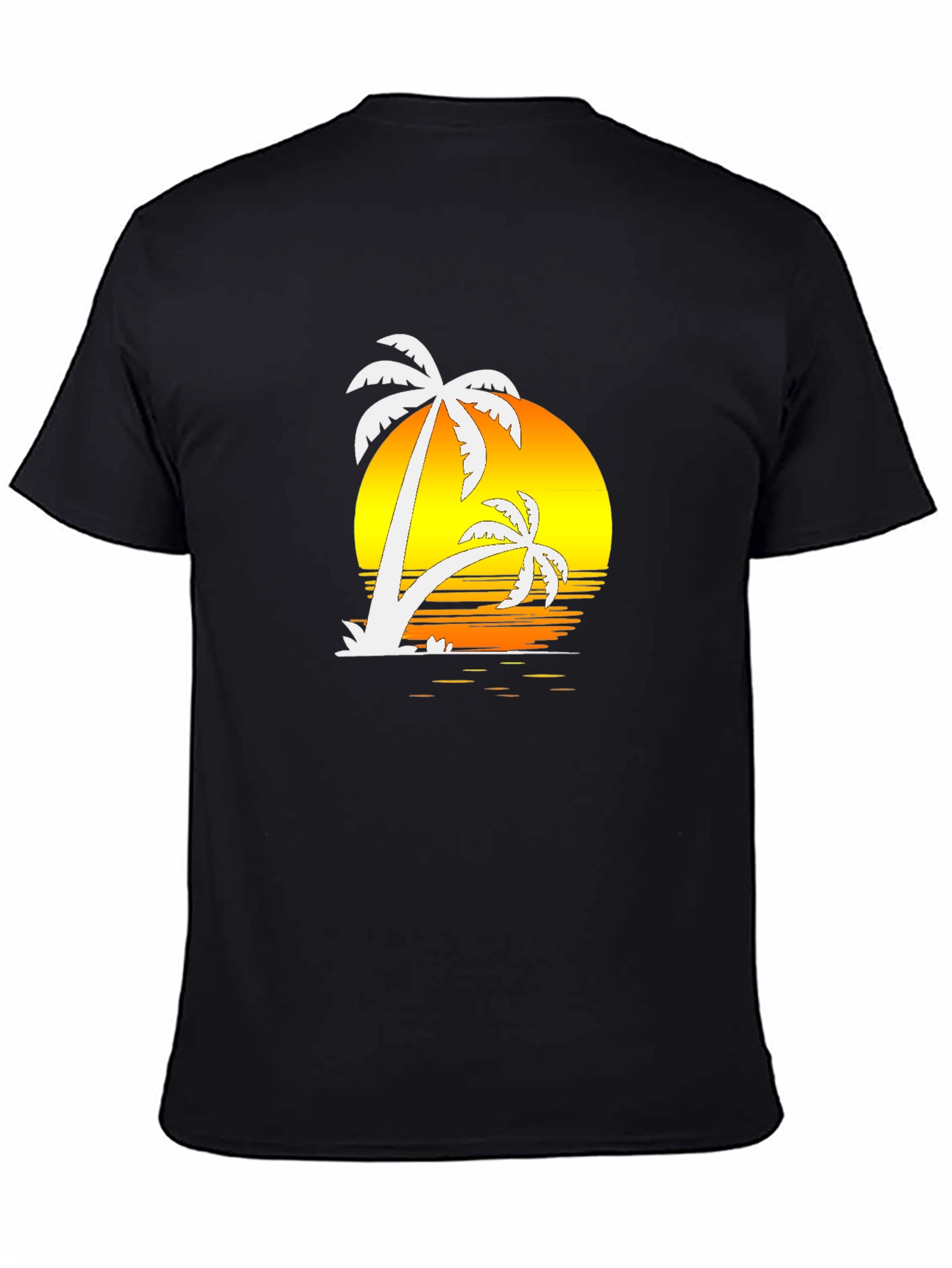 Sunset Palm Tree Graphic Tee