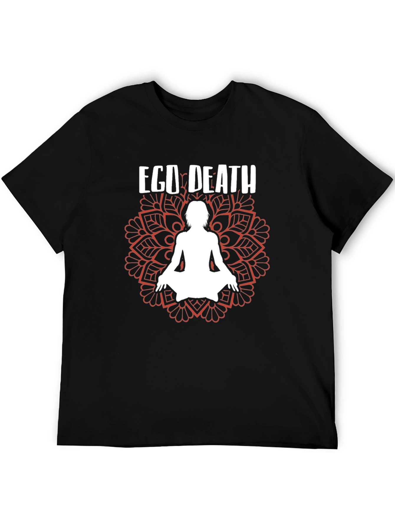Ego Death Meditation Mandala Graphic T-Shirt