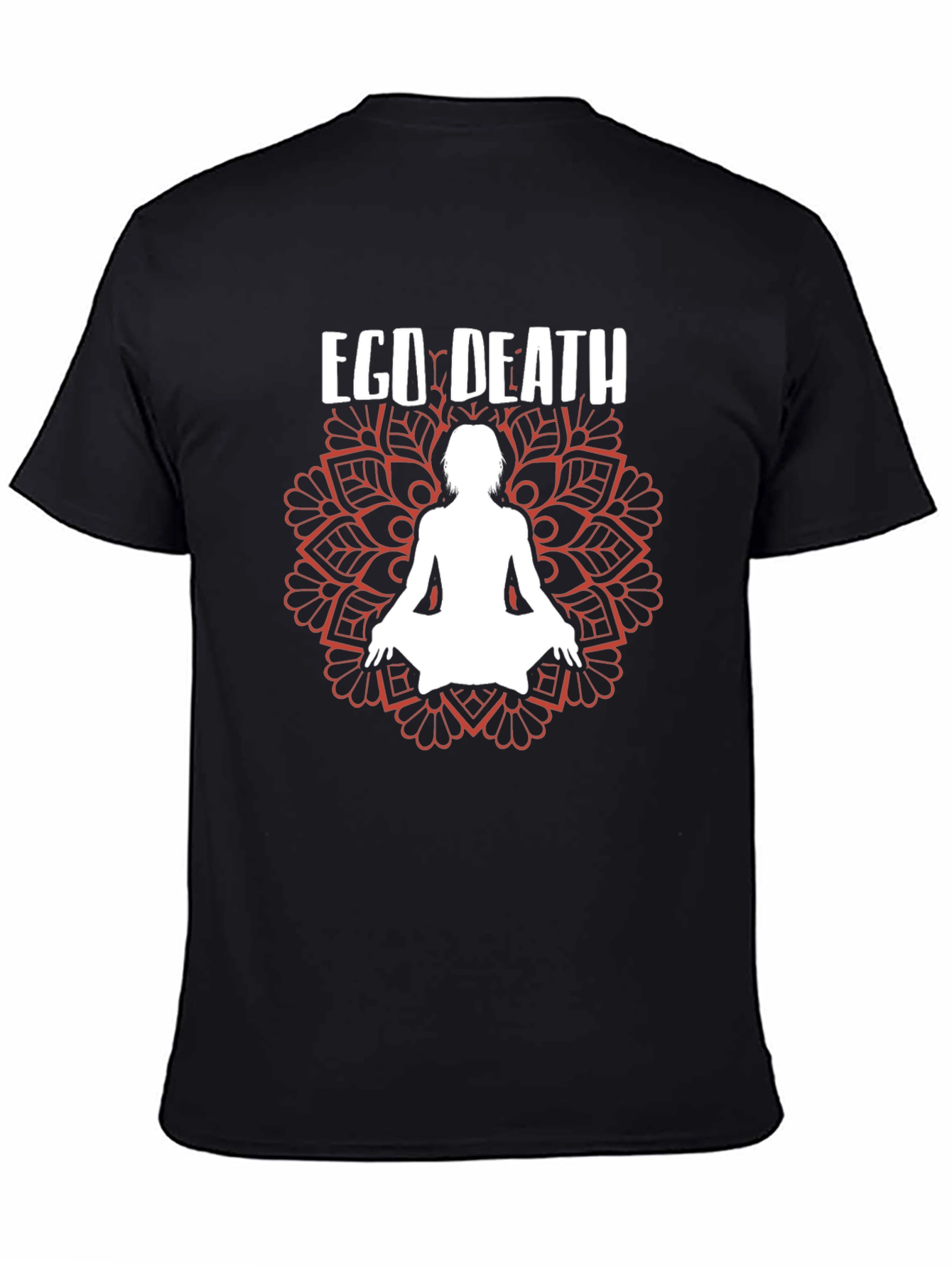Ego Death Meditation Mandala Graphic T-Shirt