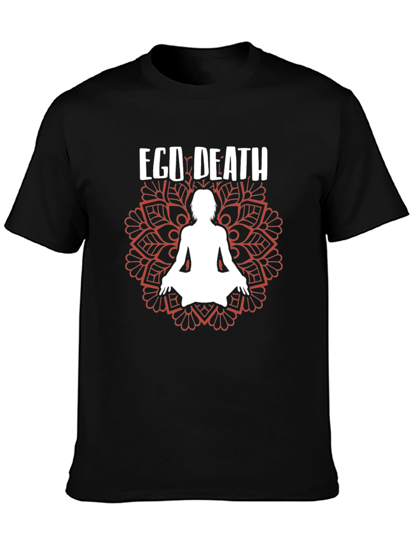 Ego Death Meditation Mandala Graphic T-Shirt