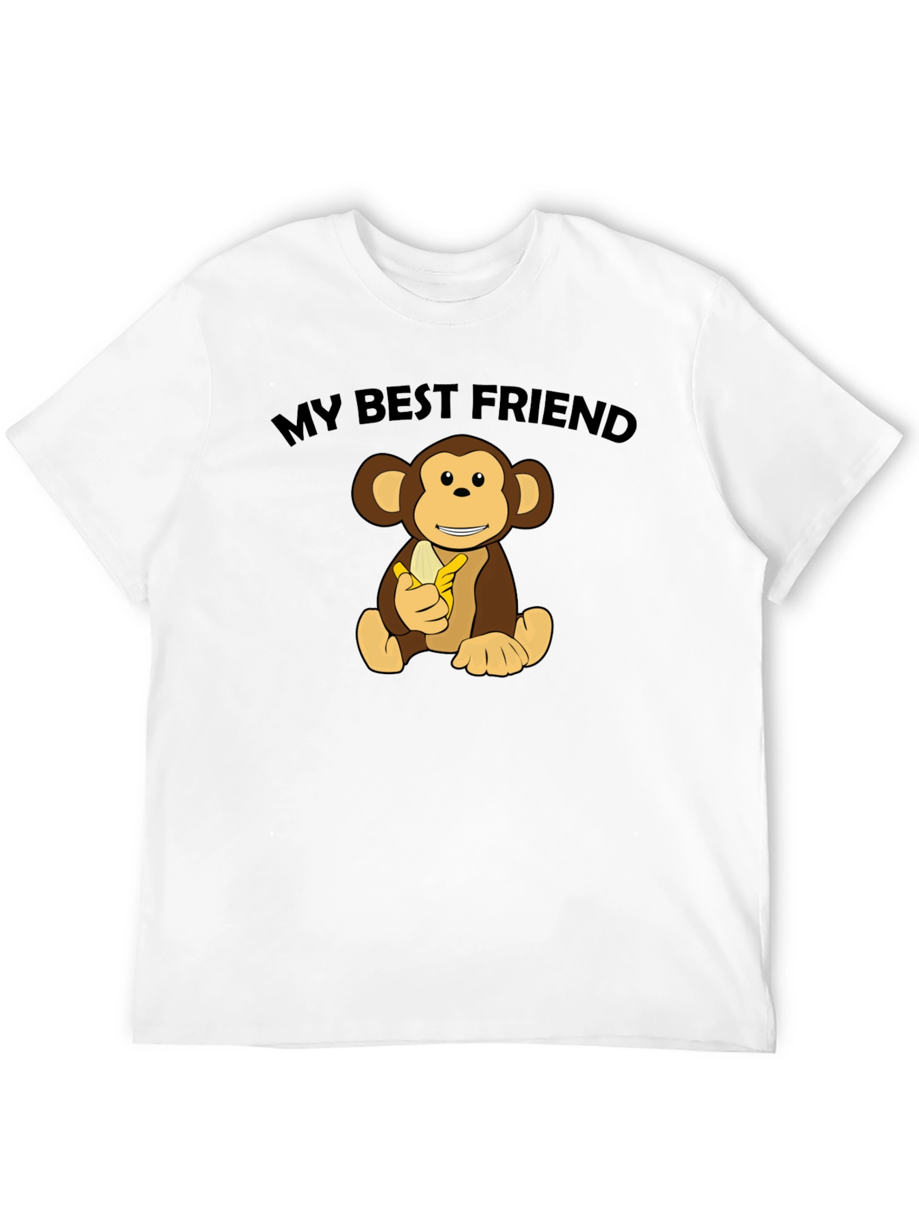 My Best Friend Monkey Graphic T-Shirt