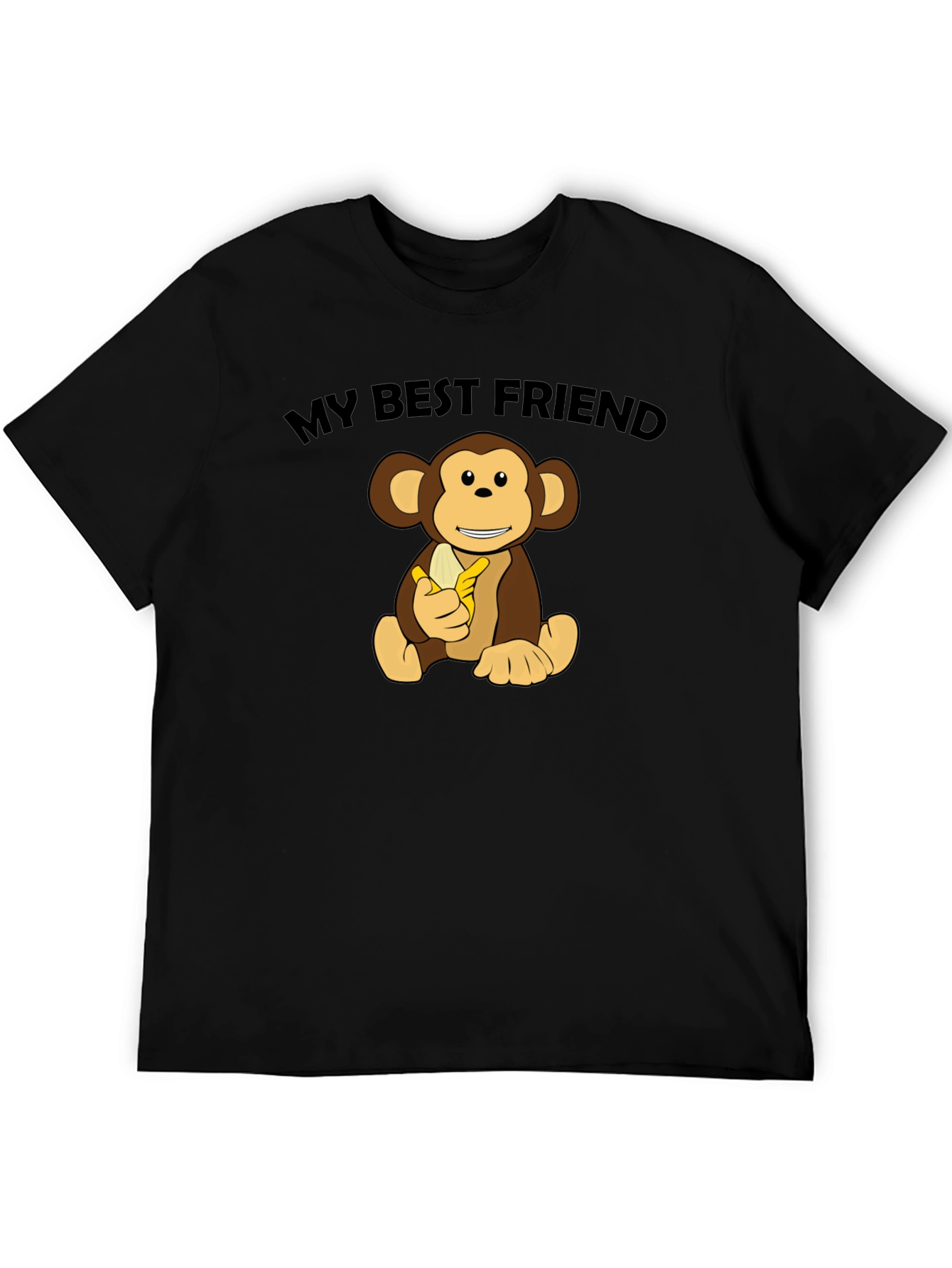 My Best Friend Monkey Graphic T-Shirt