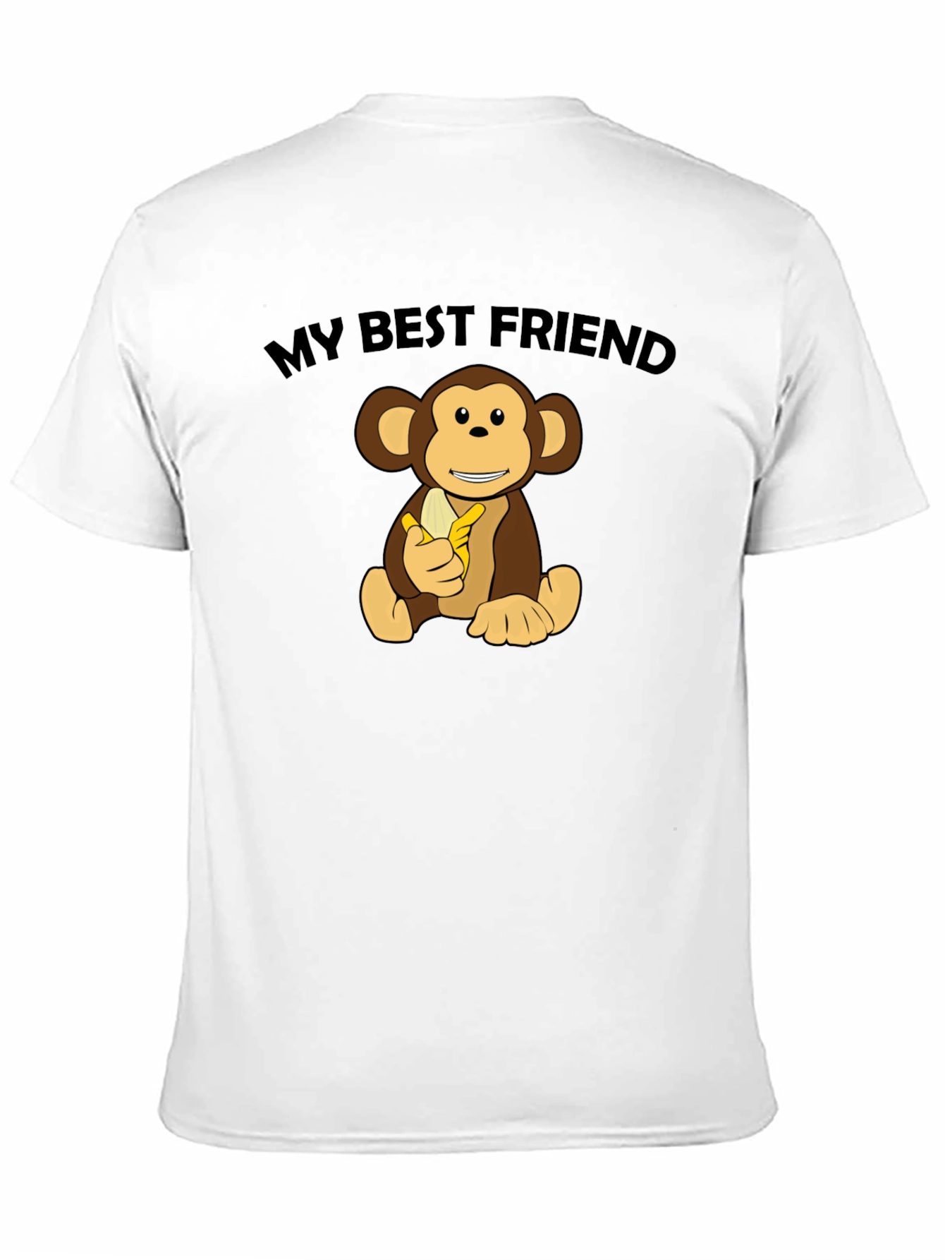 My Best Friend Monkey Graphic T-Shirt