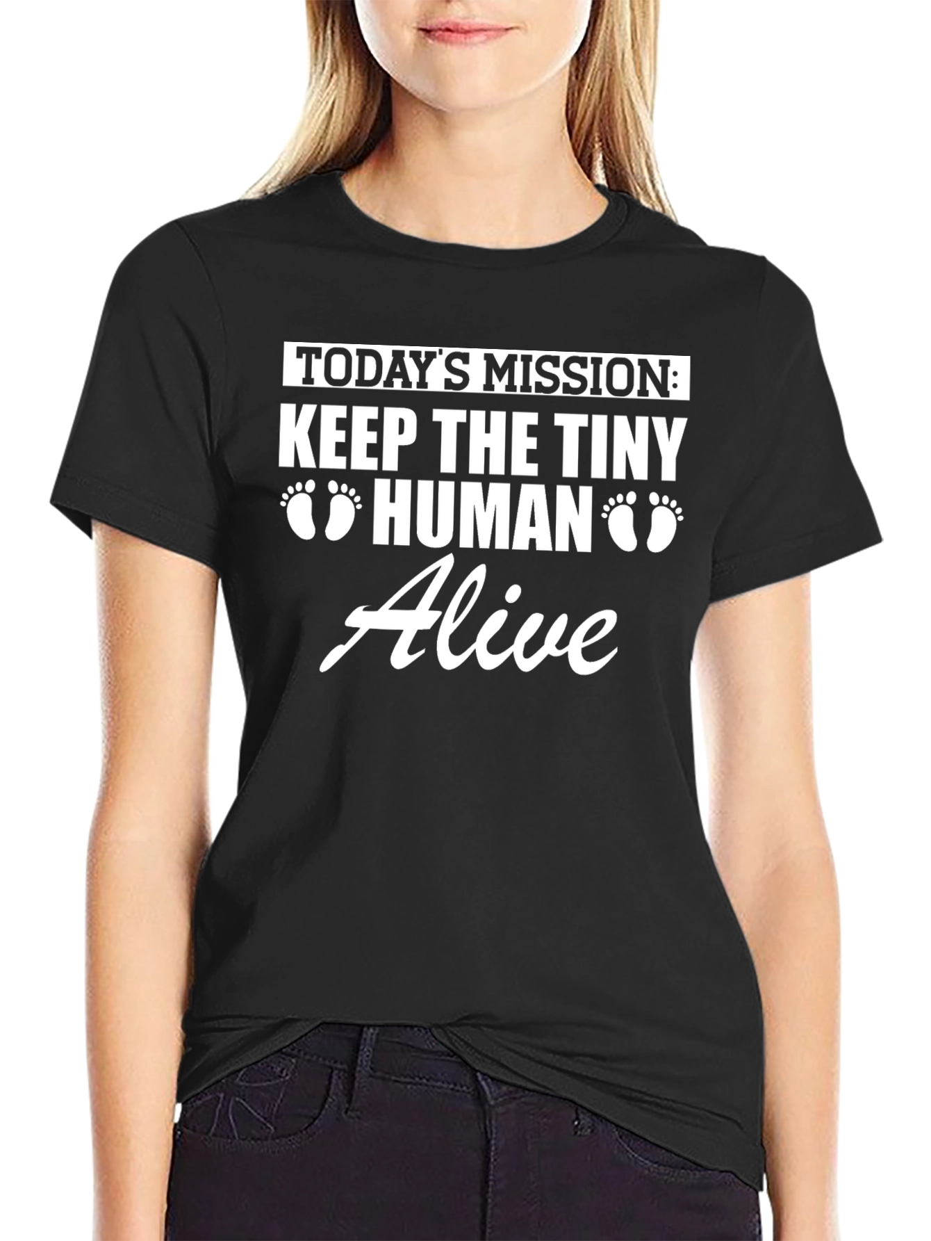 Keep the Tiny Human Alive Graphic Tee