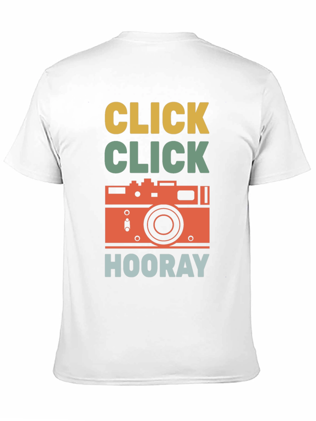 Retro Camera T-Shirt - Click Hooray!