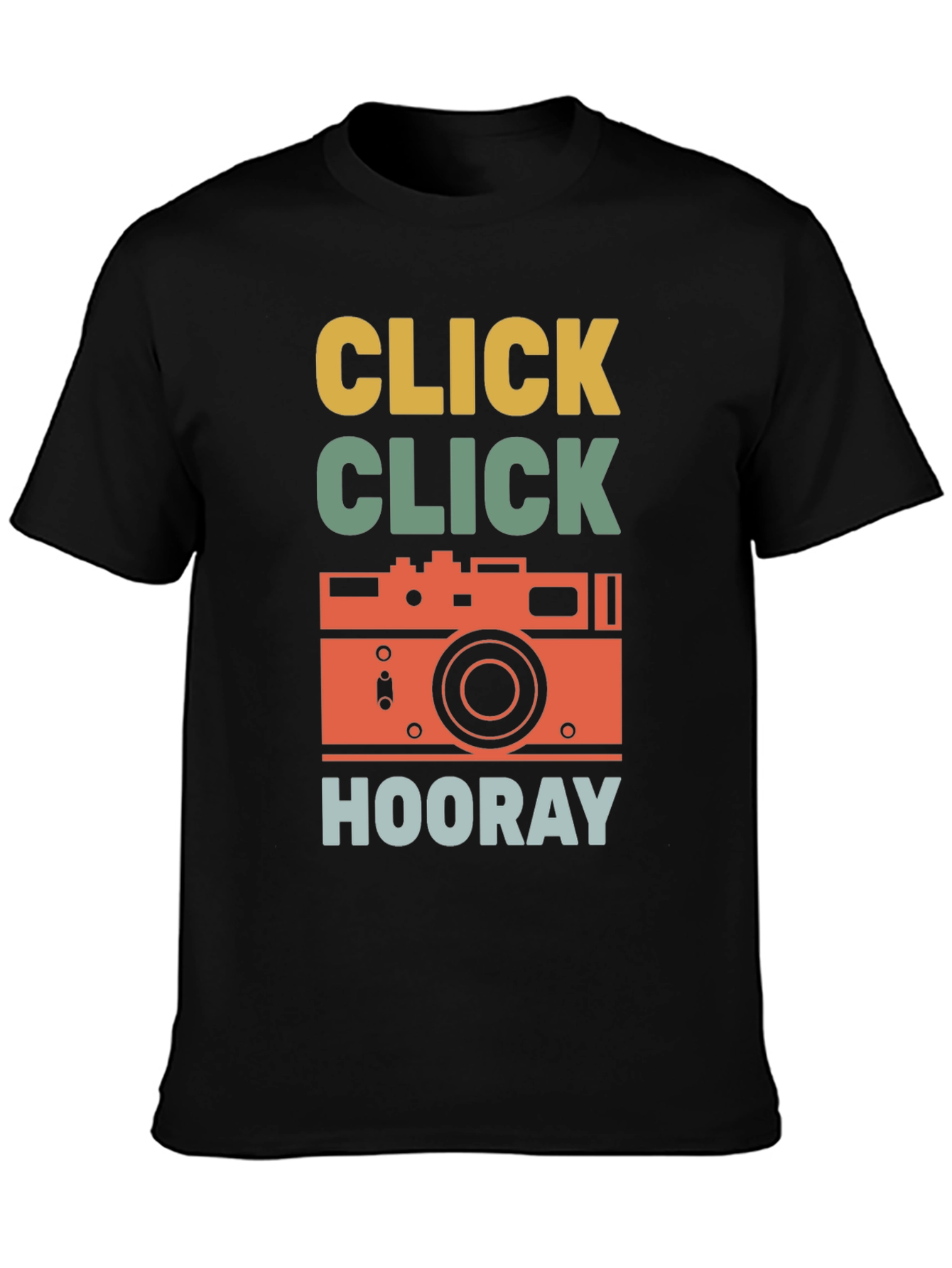 Retro Camera T-Shirt - Click Hooray!