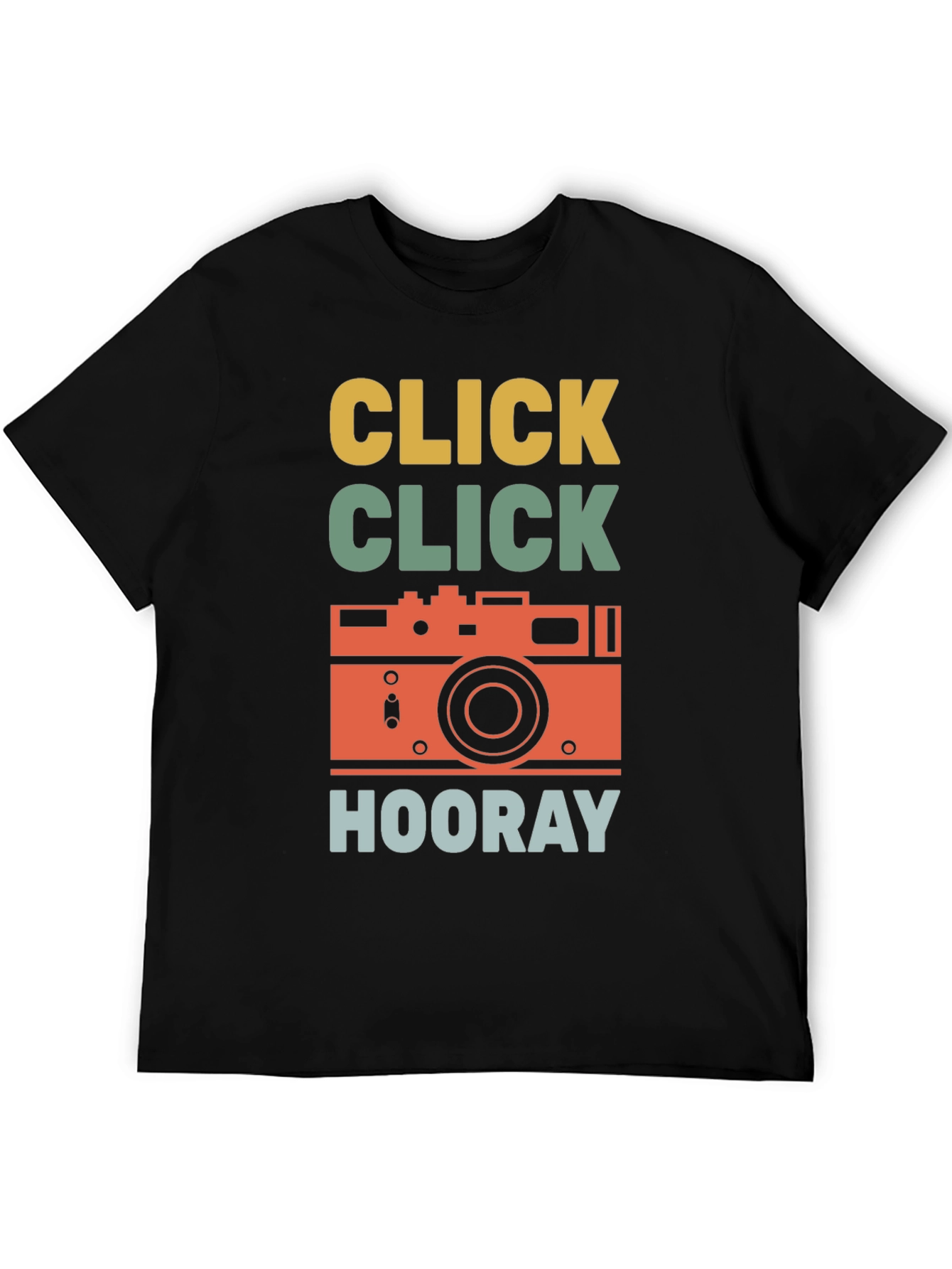 Retro Camera T-Shirt - Click Hooray!