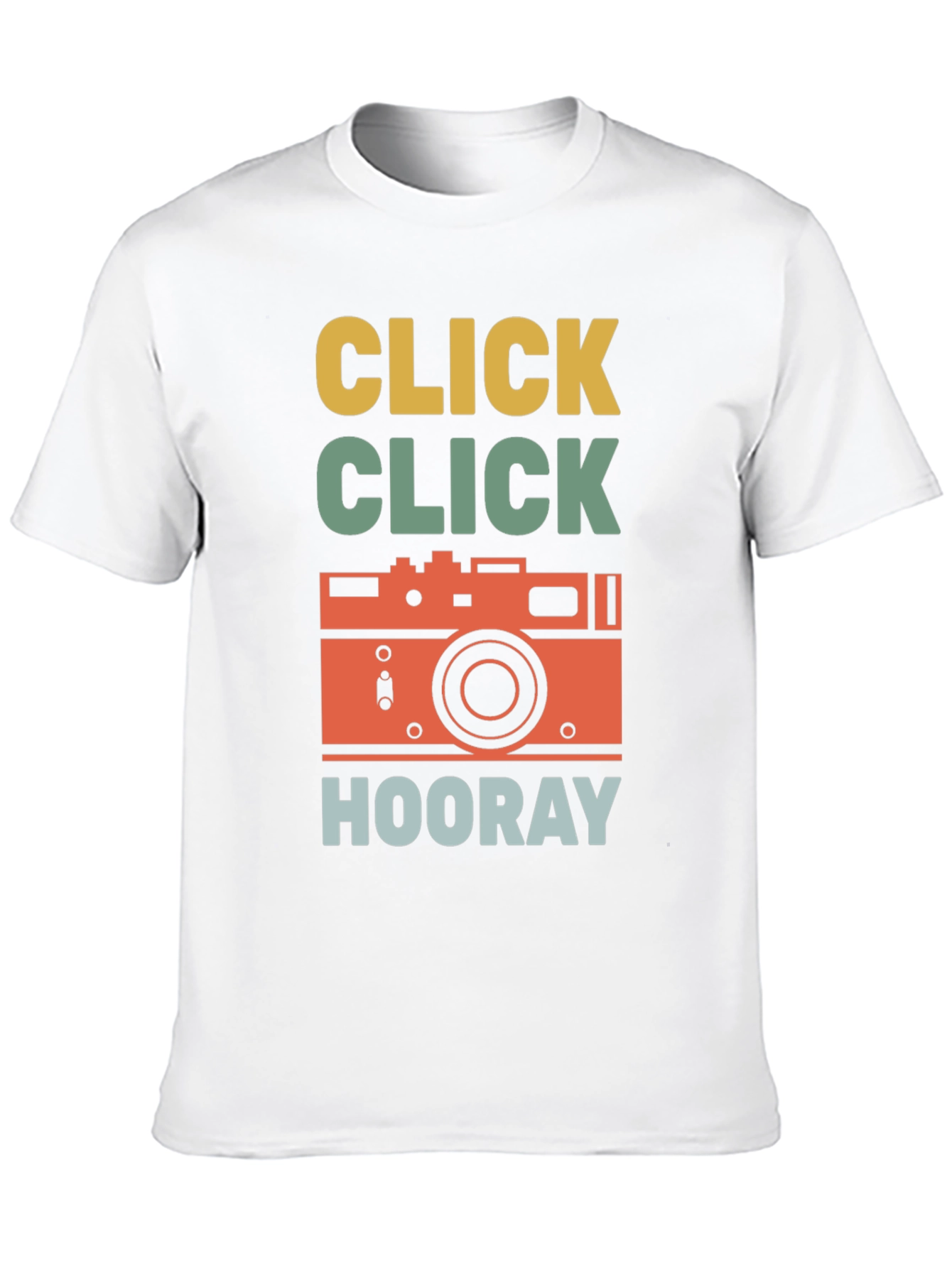 Retro Camera T-Shirt - Click Hooray!