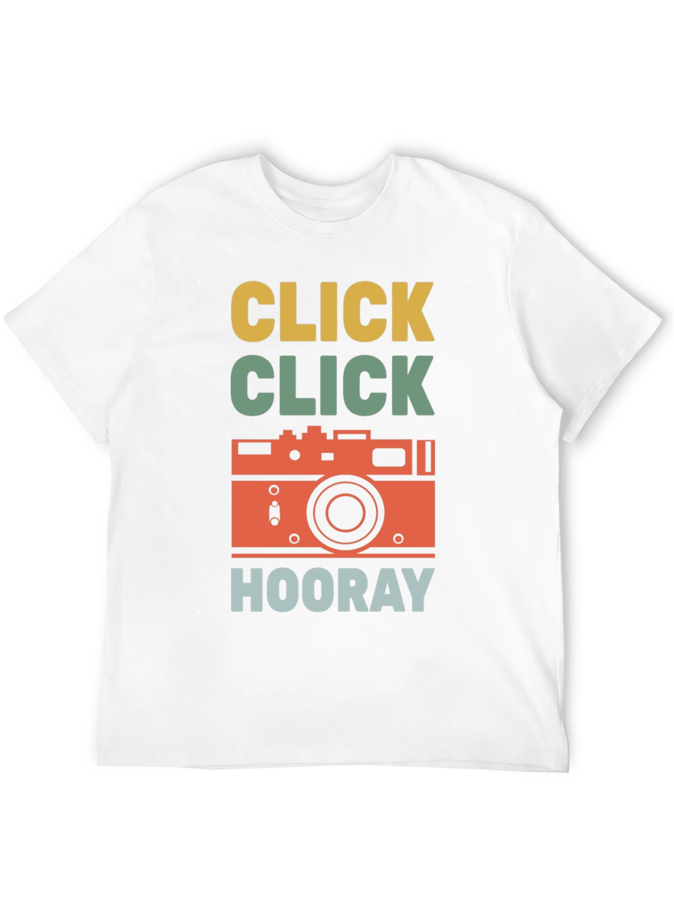 Retro Camera T-Shirt - Click Hooray!