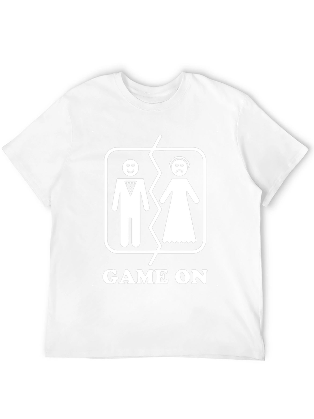 Game On Divorce T-Shirt - Black Graphic Tee