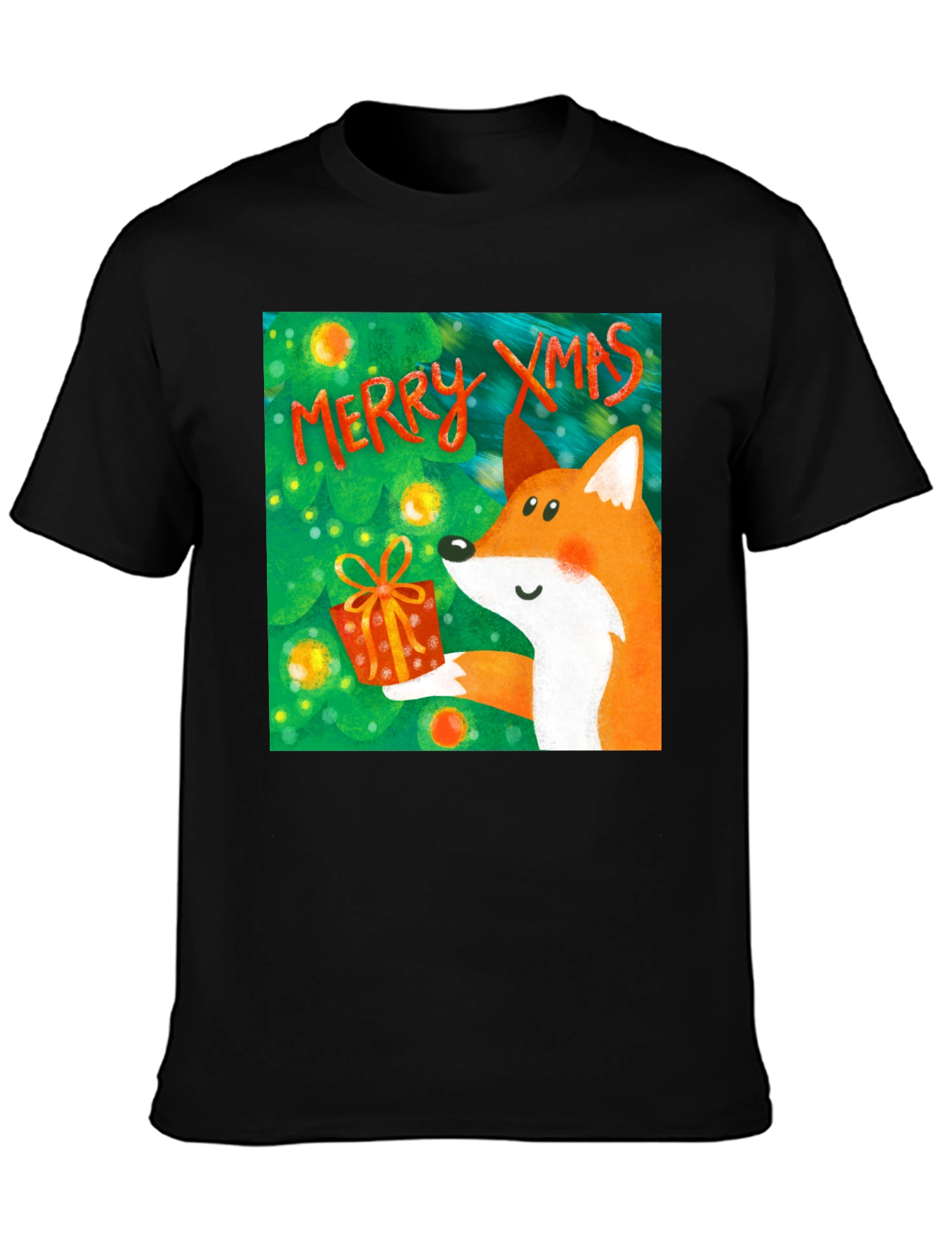 Festive Fox Xmas T-Shirt