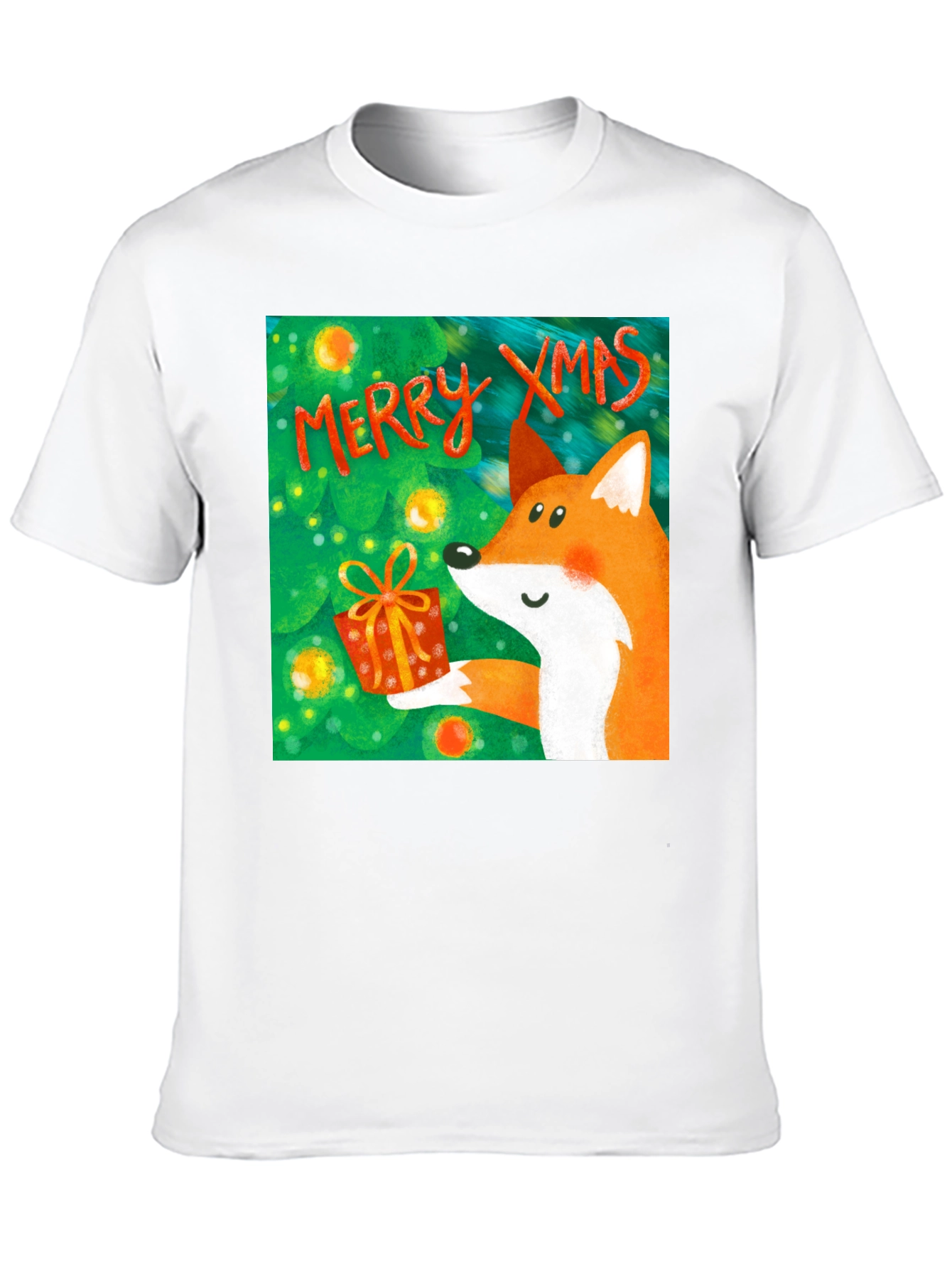 Festive Fox Xmas T-Shirt