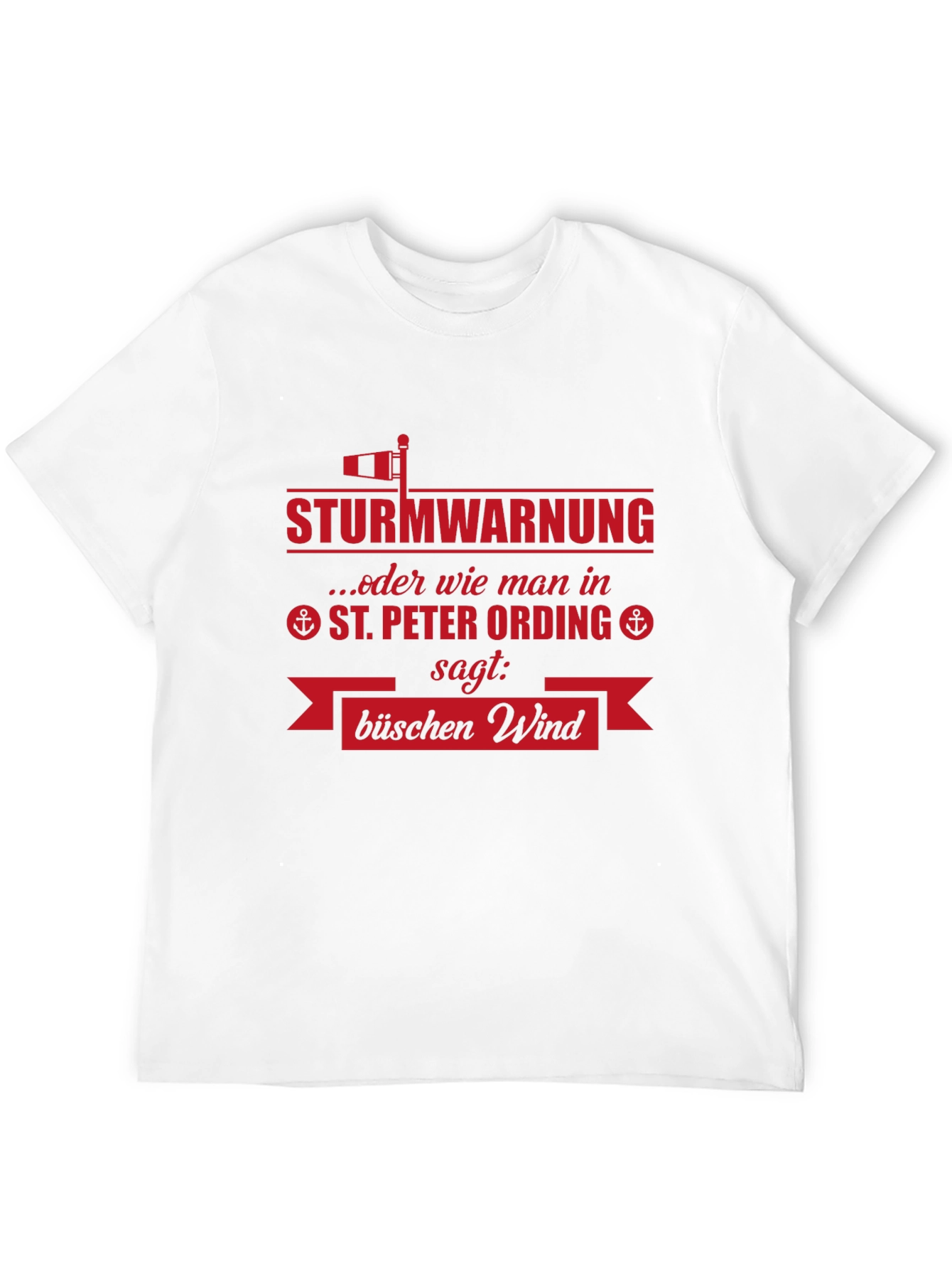Sturmwarnung T-Shirt - St. Peter Ording