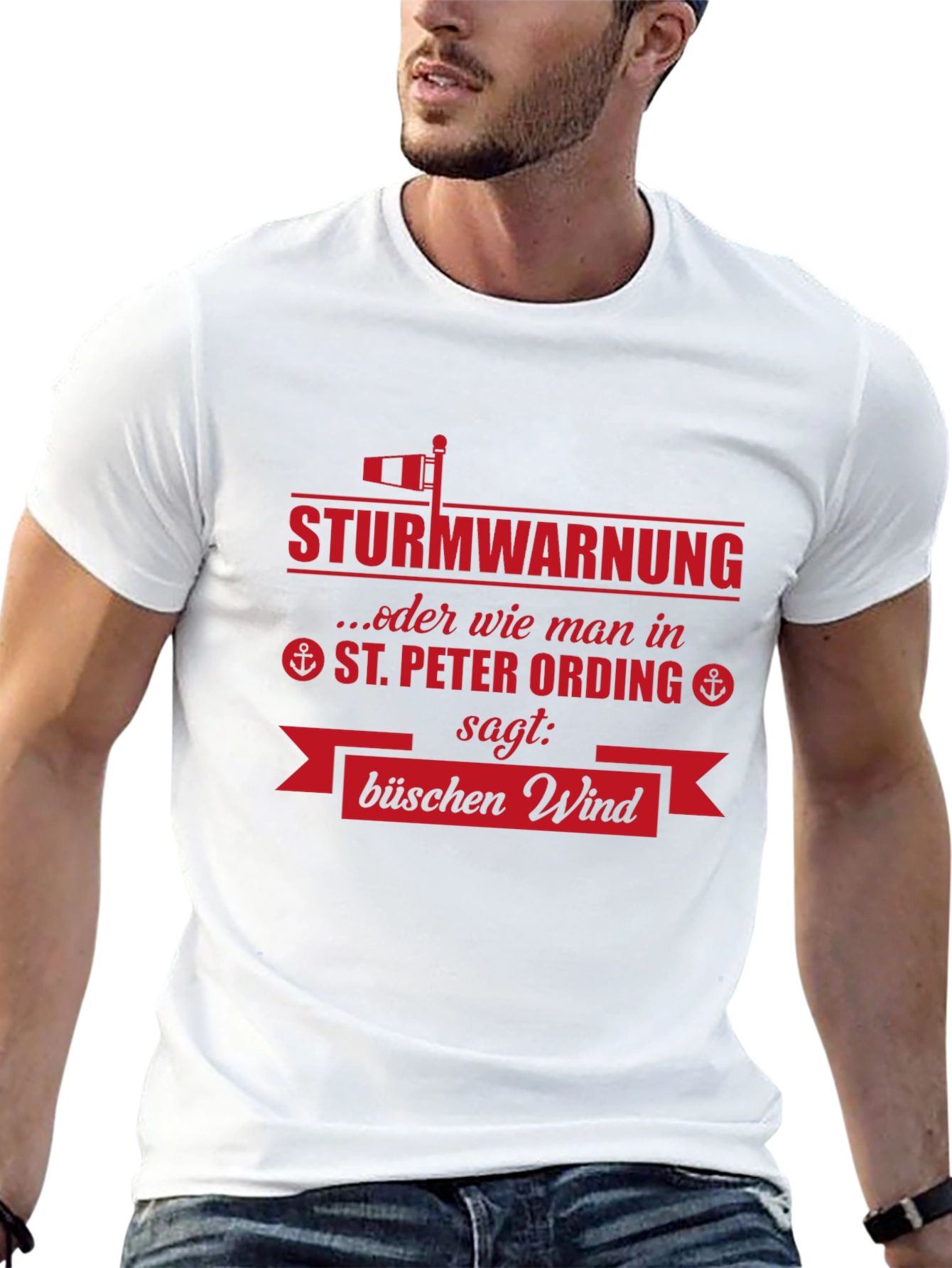 Sturmwarnung T-Shirt - St. Peter Ording