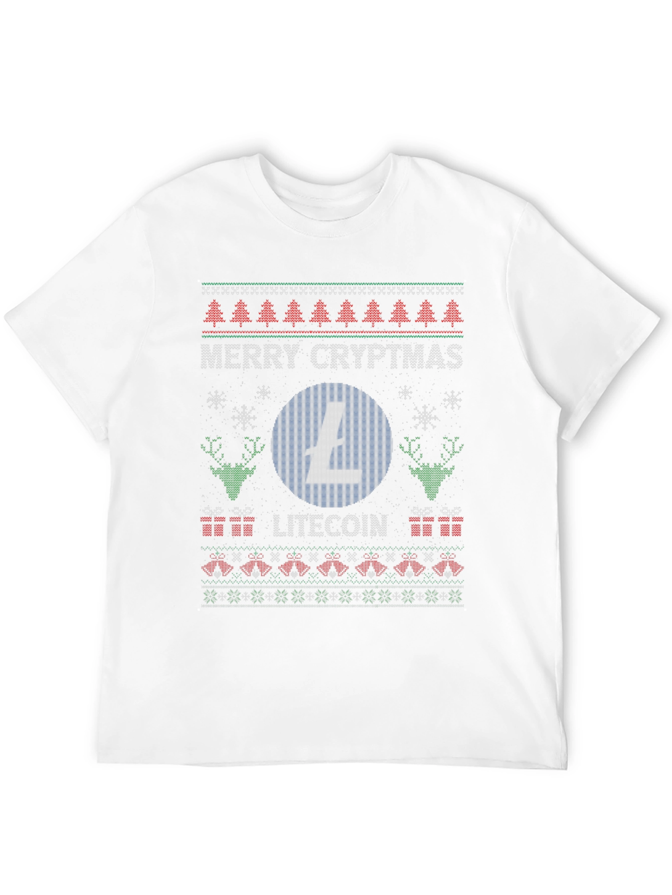 Merry Cryptmas Litecoin Ugly Christmas Sweater T-Shirt
