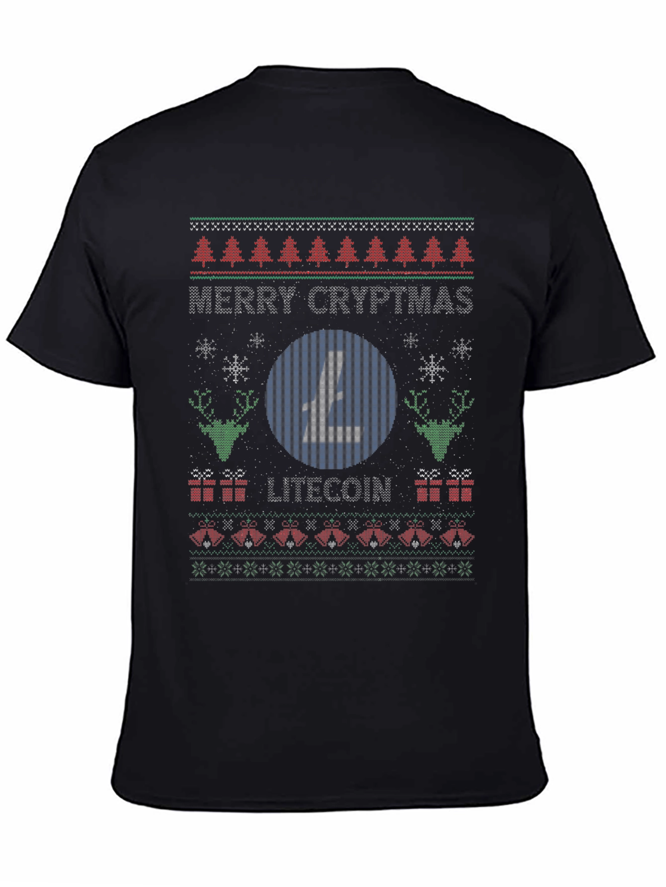 Merry Cryptmas Litecoin Ugly Christmas Sweater T-Shirt