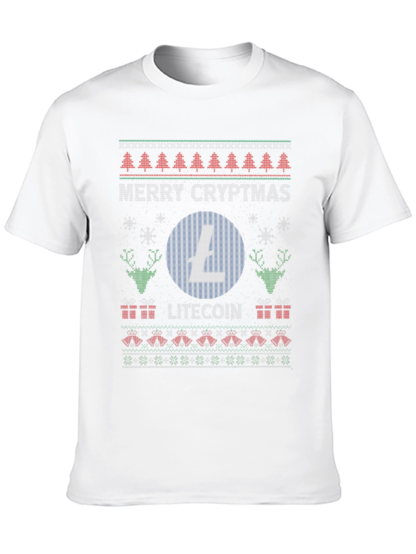 Merry Cryptmas Litecoin Ugly Christmas Sweater T-Shirt