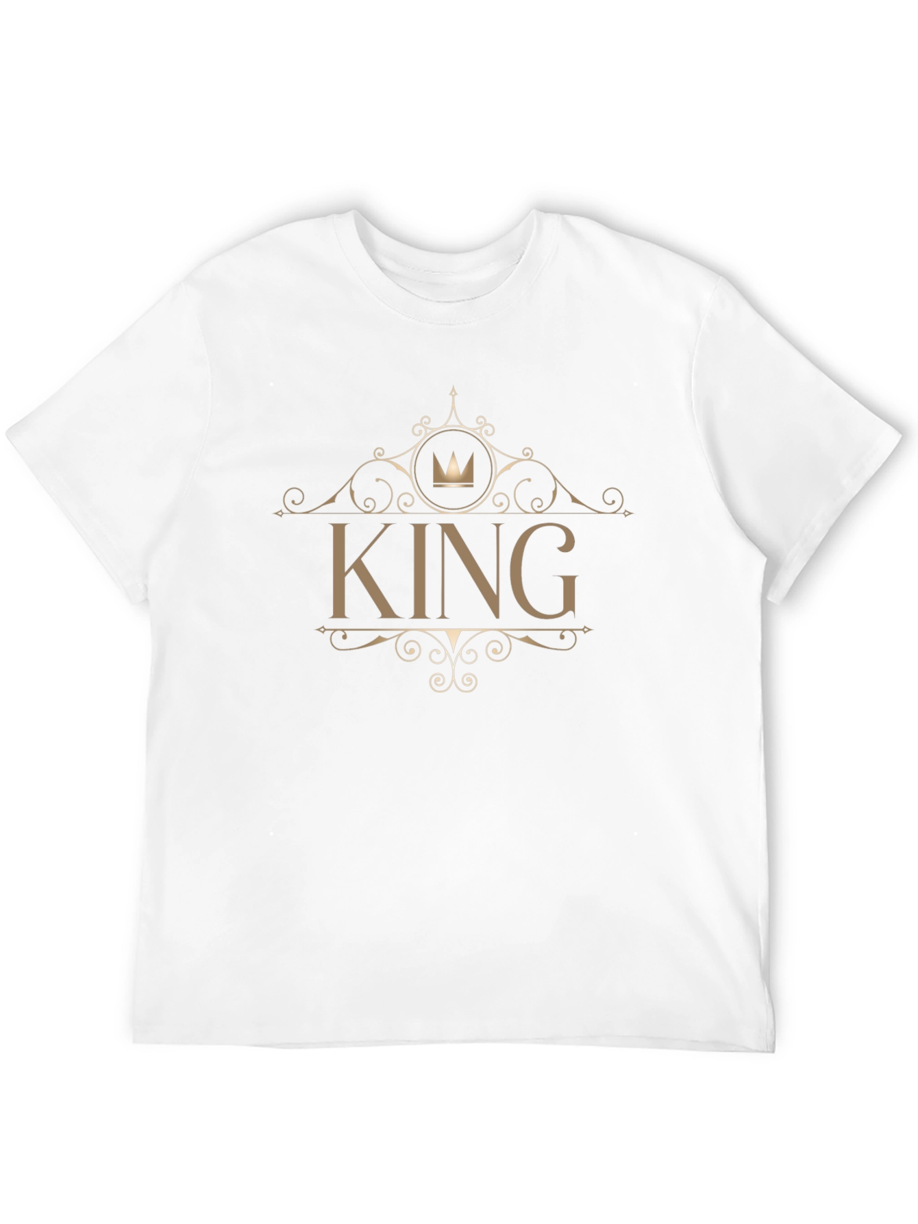 King Graphic Print Mens T-Shirt