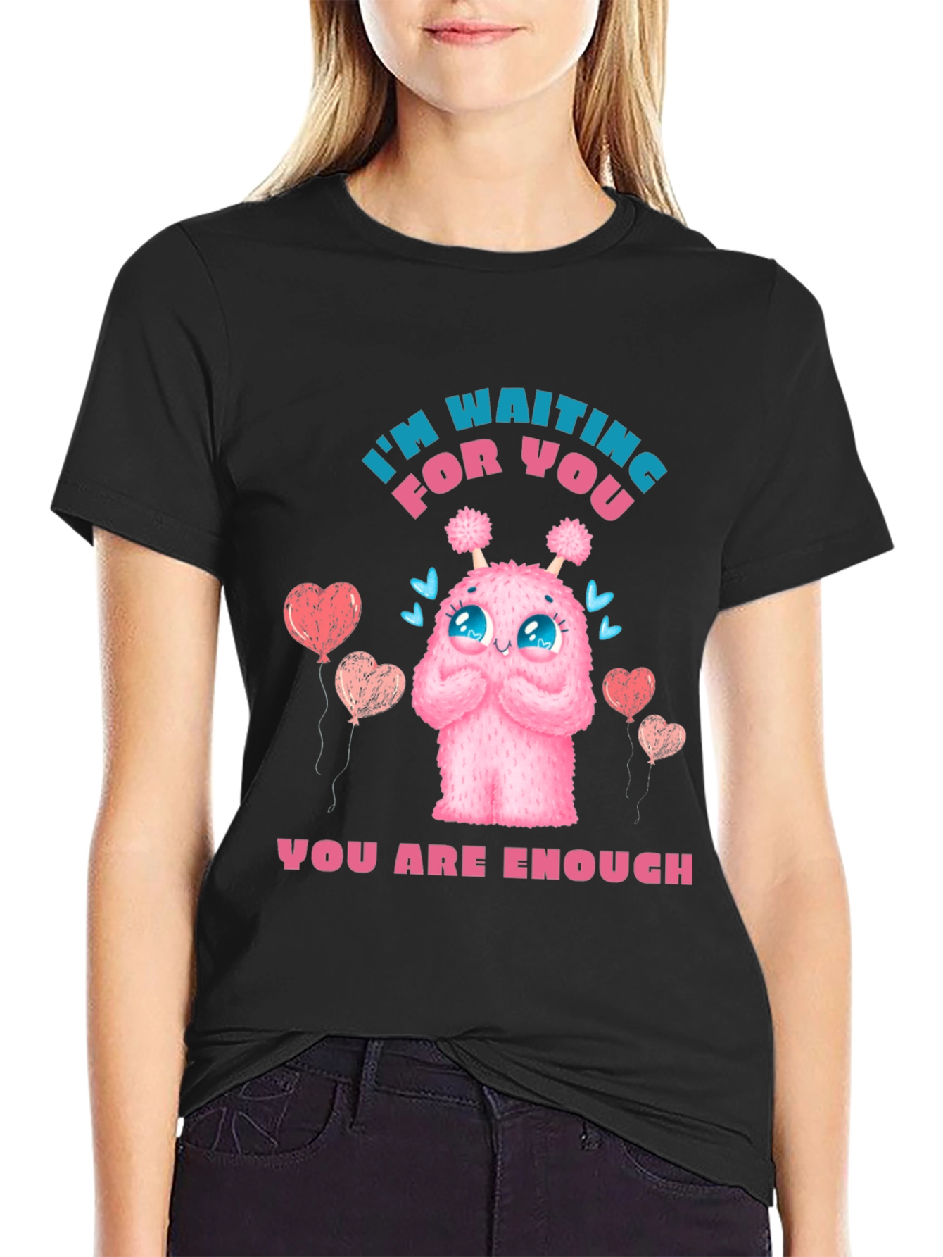 Im Waiting For You Cute Monster T-Shirt