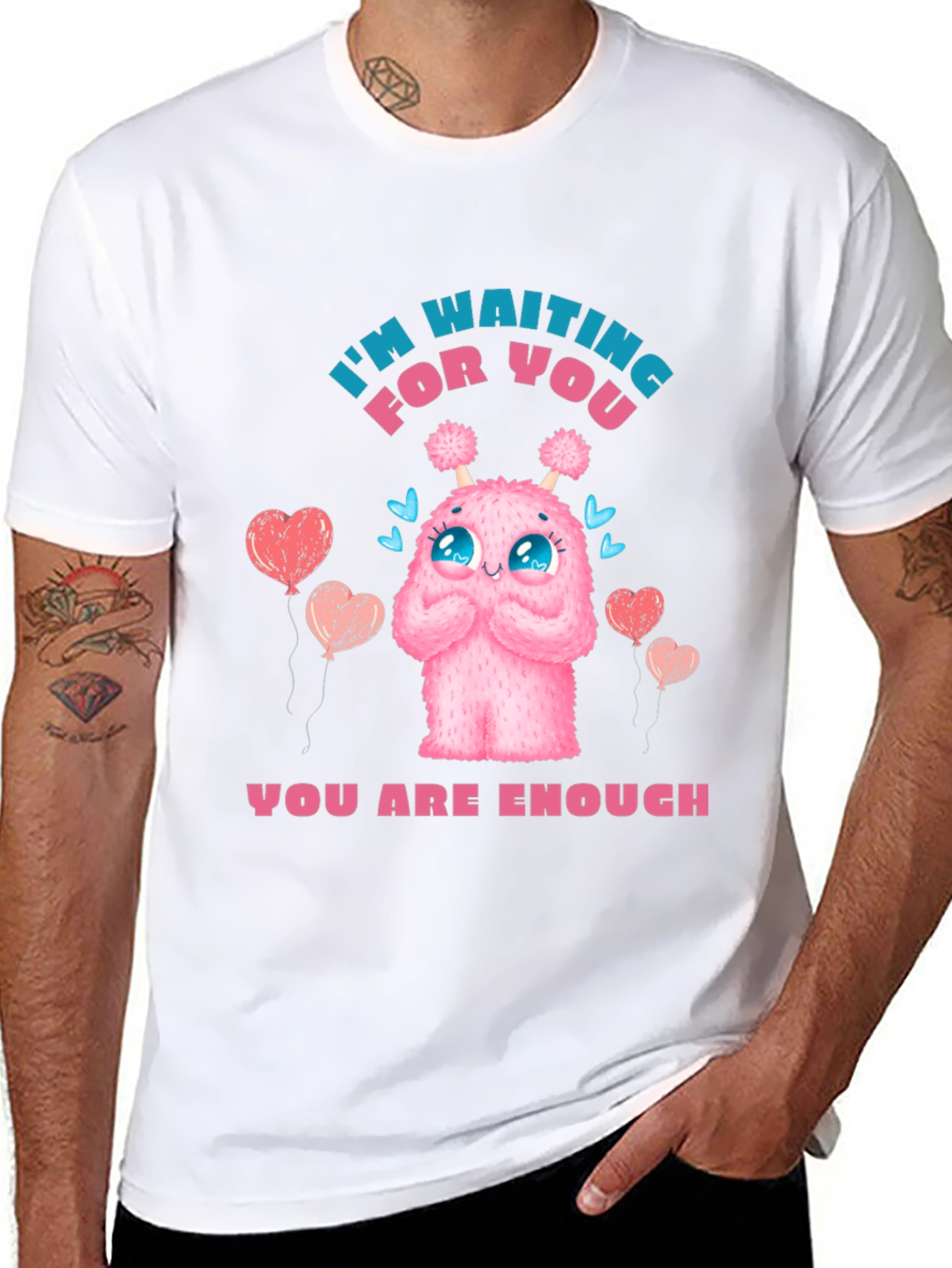 Im Waiting For You Cute Monster T-Shirt