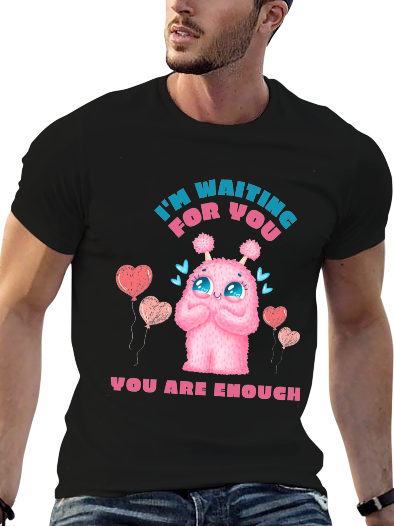 Im Waiting For You Cute Monster T-Shirt