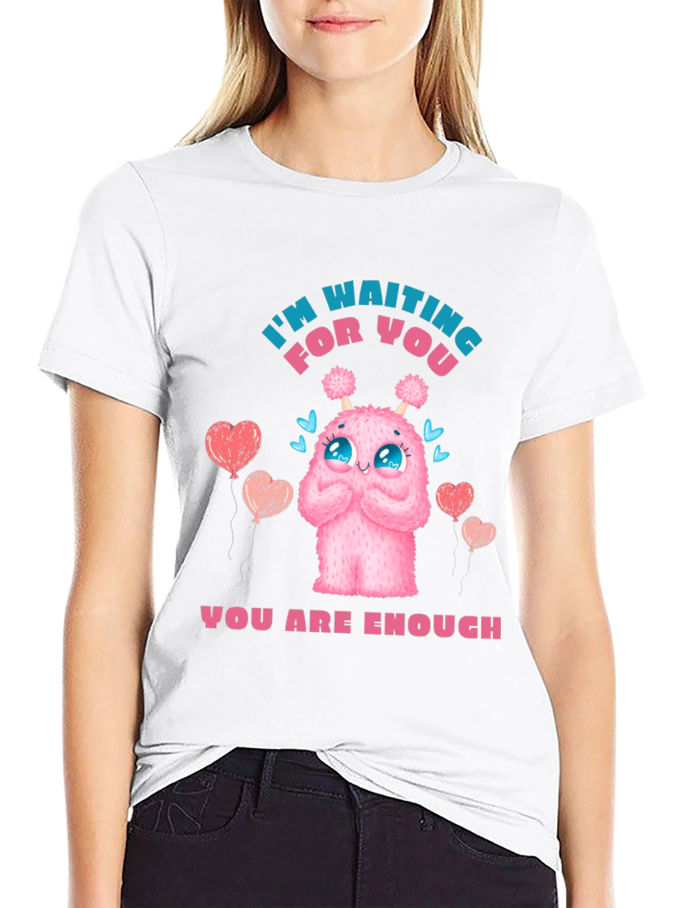 Im Waiting For You Cute Monster T-Shirt