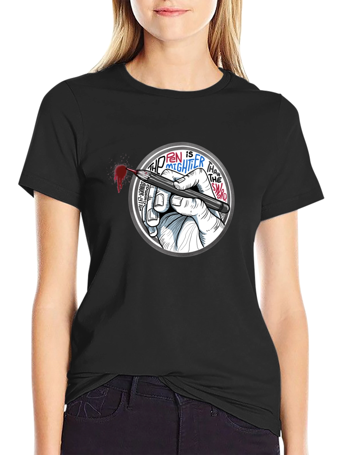 The Pen Is Mightier Than The Sword T-Shirt