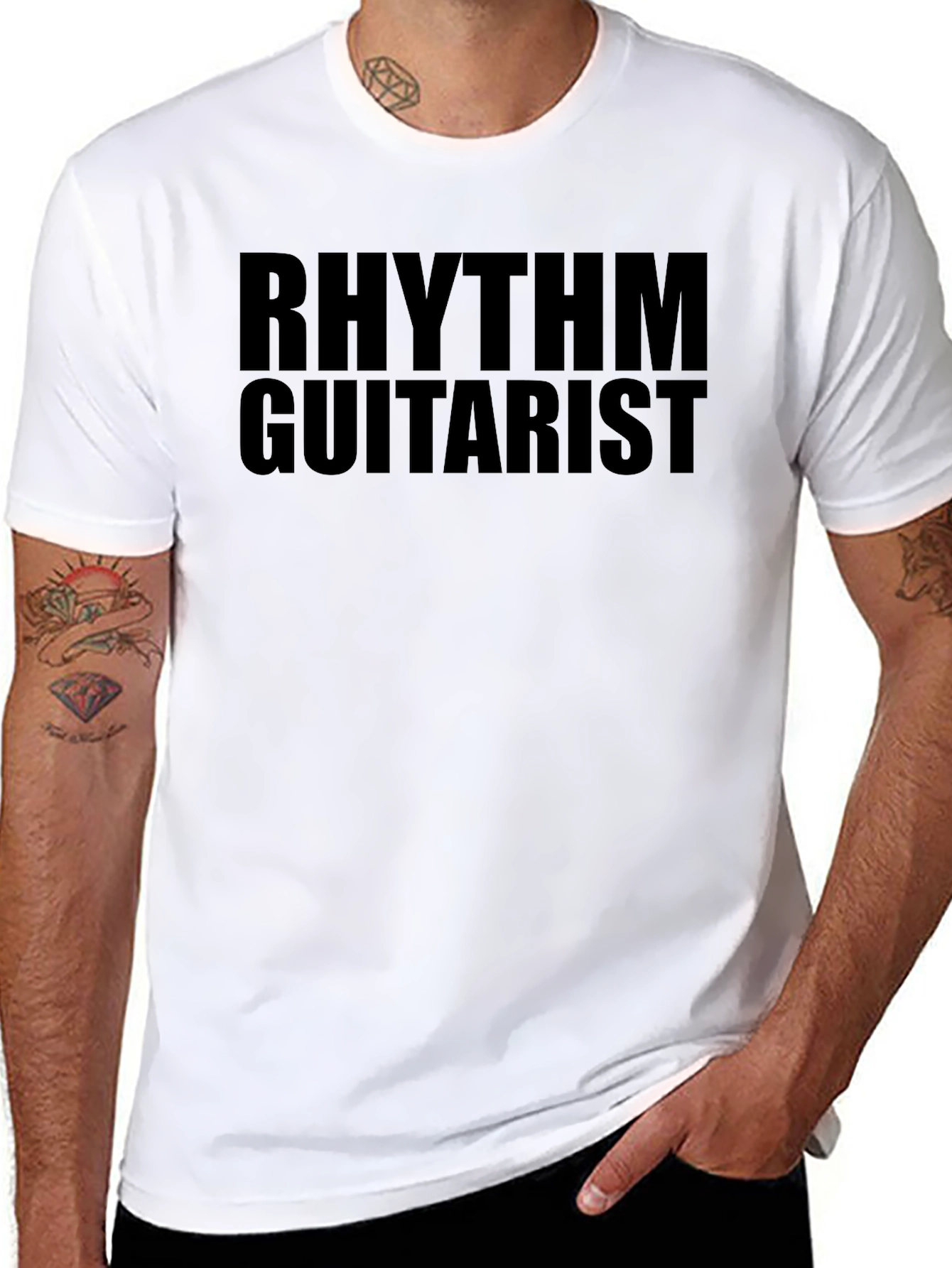 Rhythm Guitarist Graphic Tee - Musicians T-Shirt