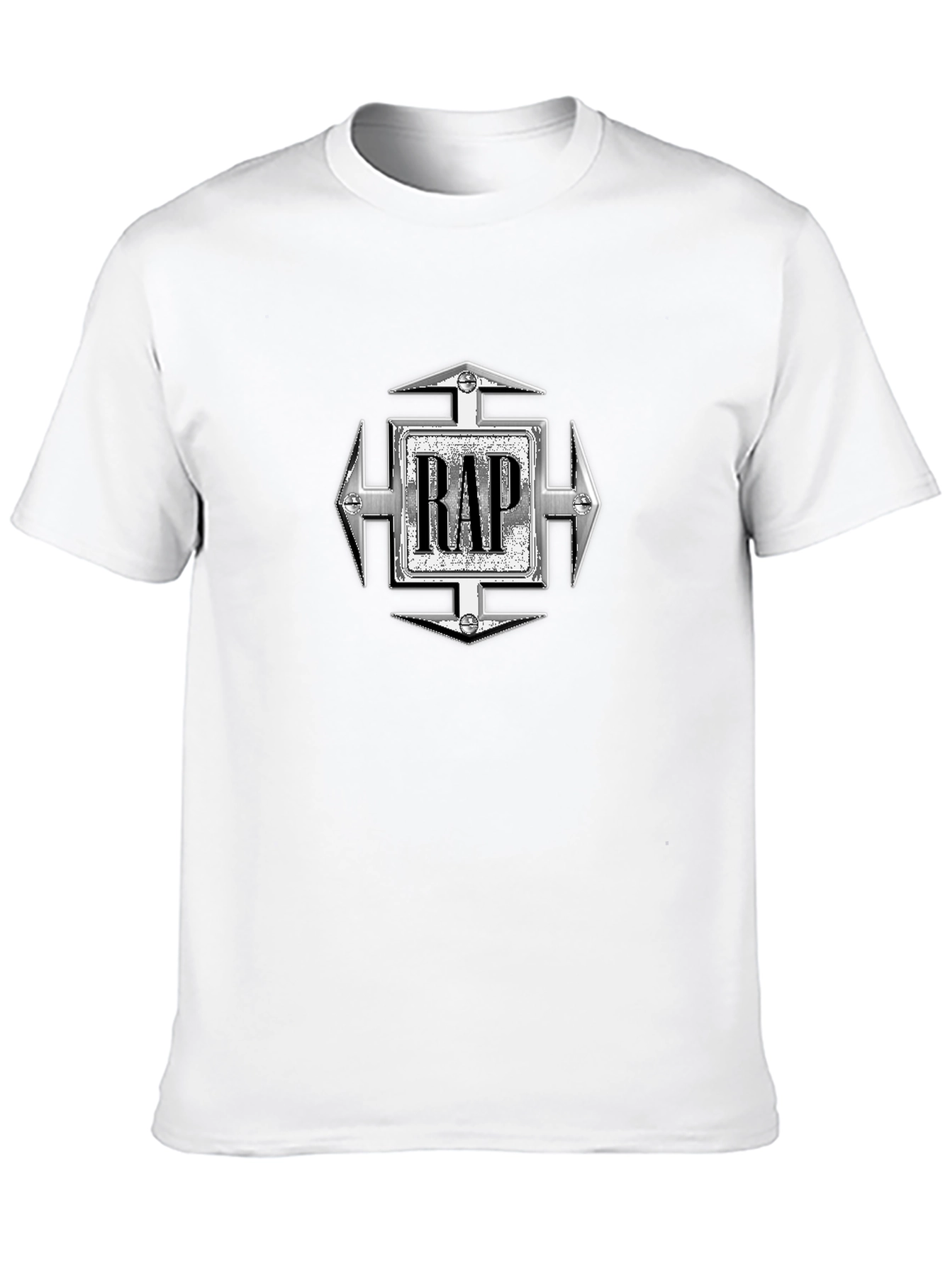 Retro RAP Graphic Black T-Shirt