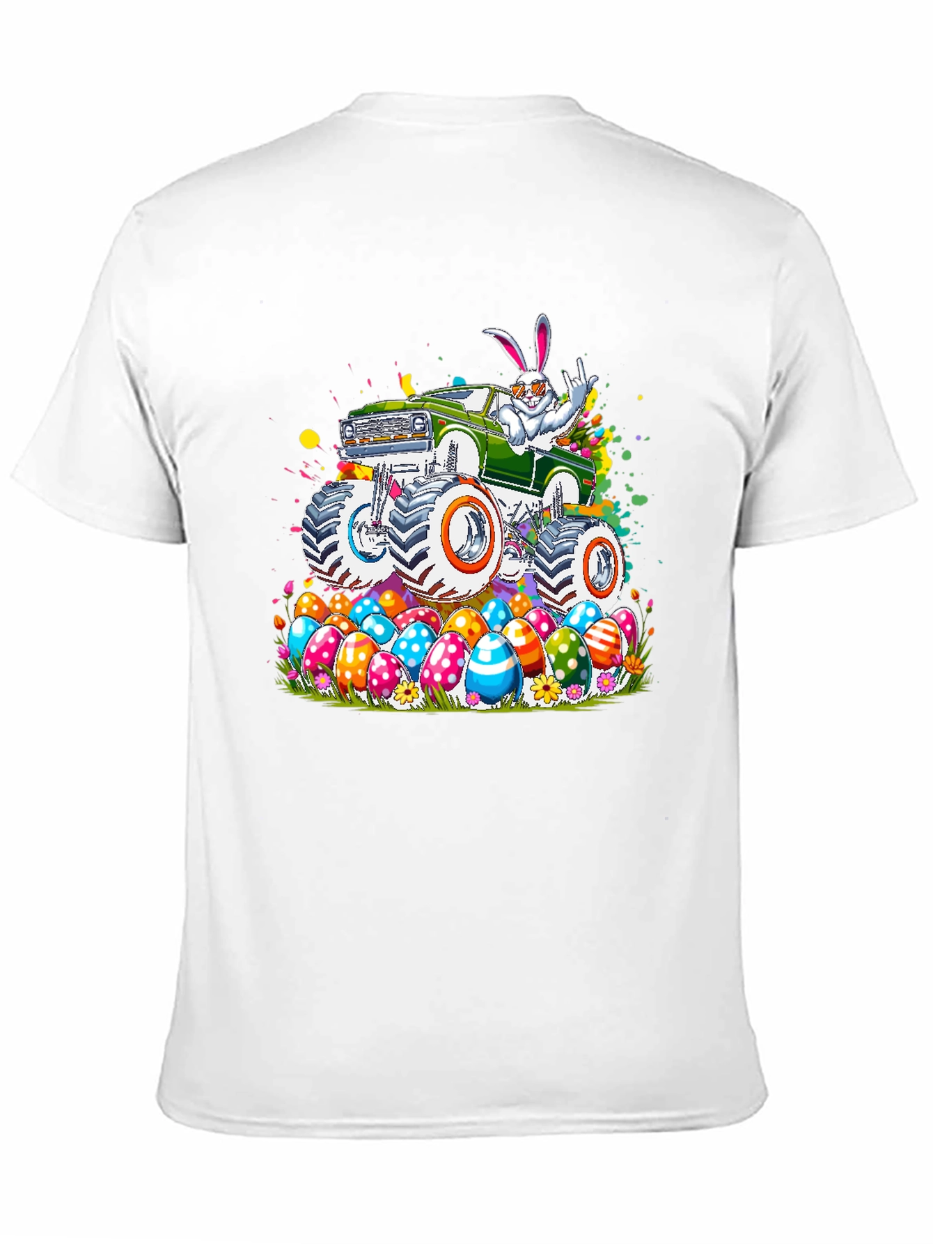 Easter Bunny Monster Truck T-Shirt