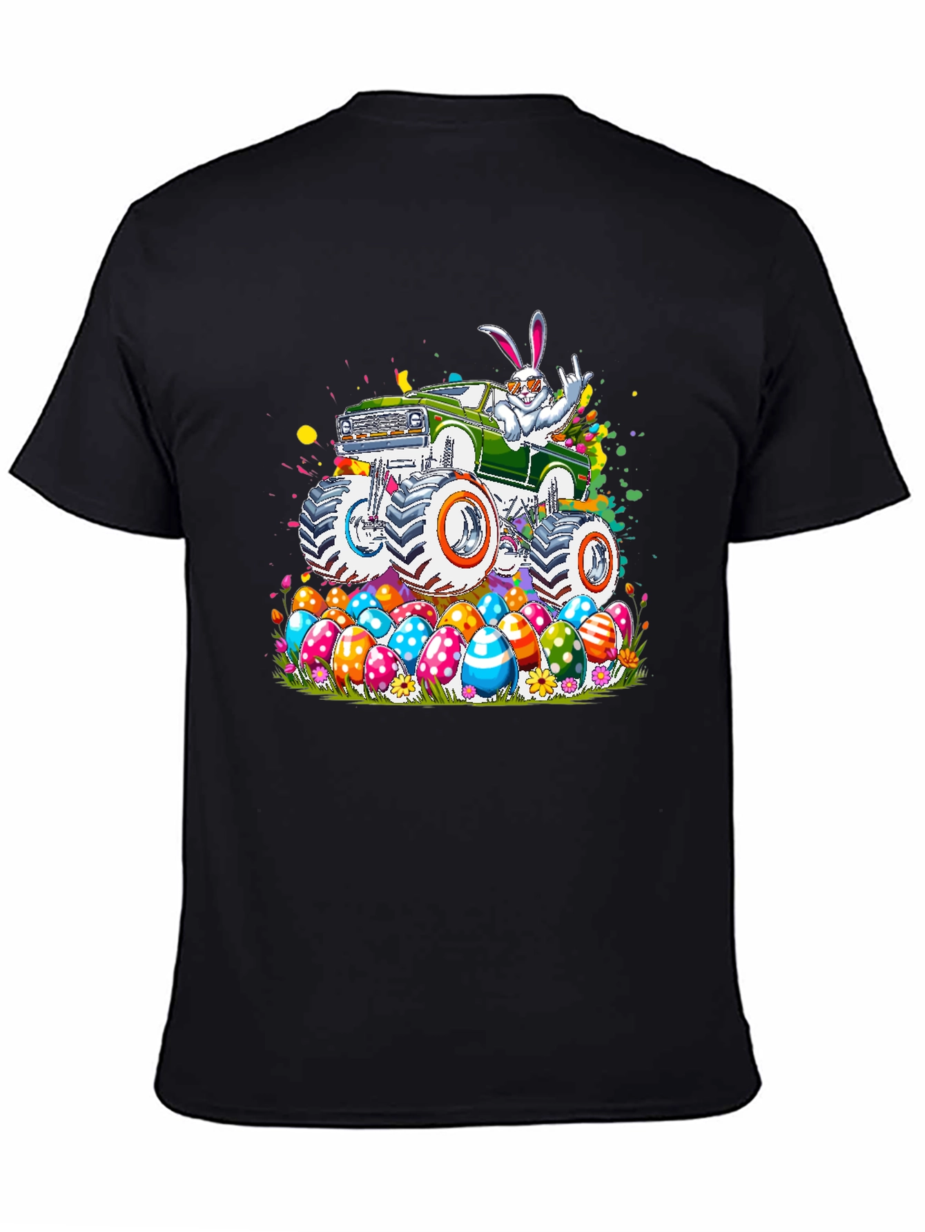 Easter Bunny Monster Truck T-Shirt