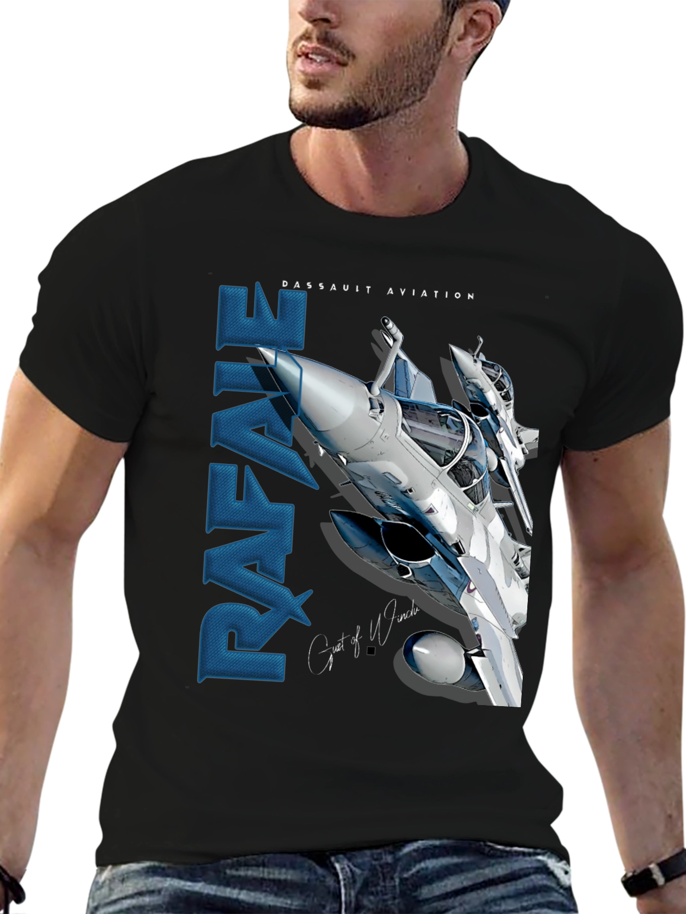 Rafale Aviation T-Shirt - Black