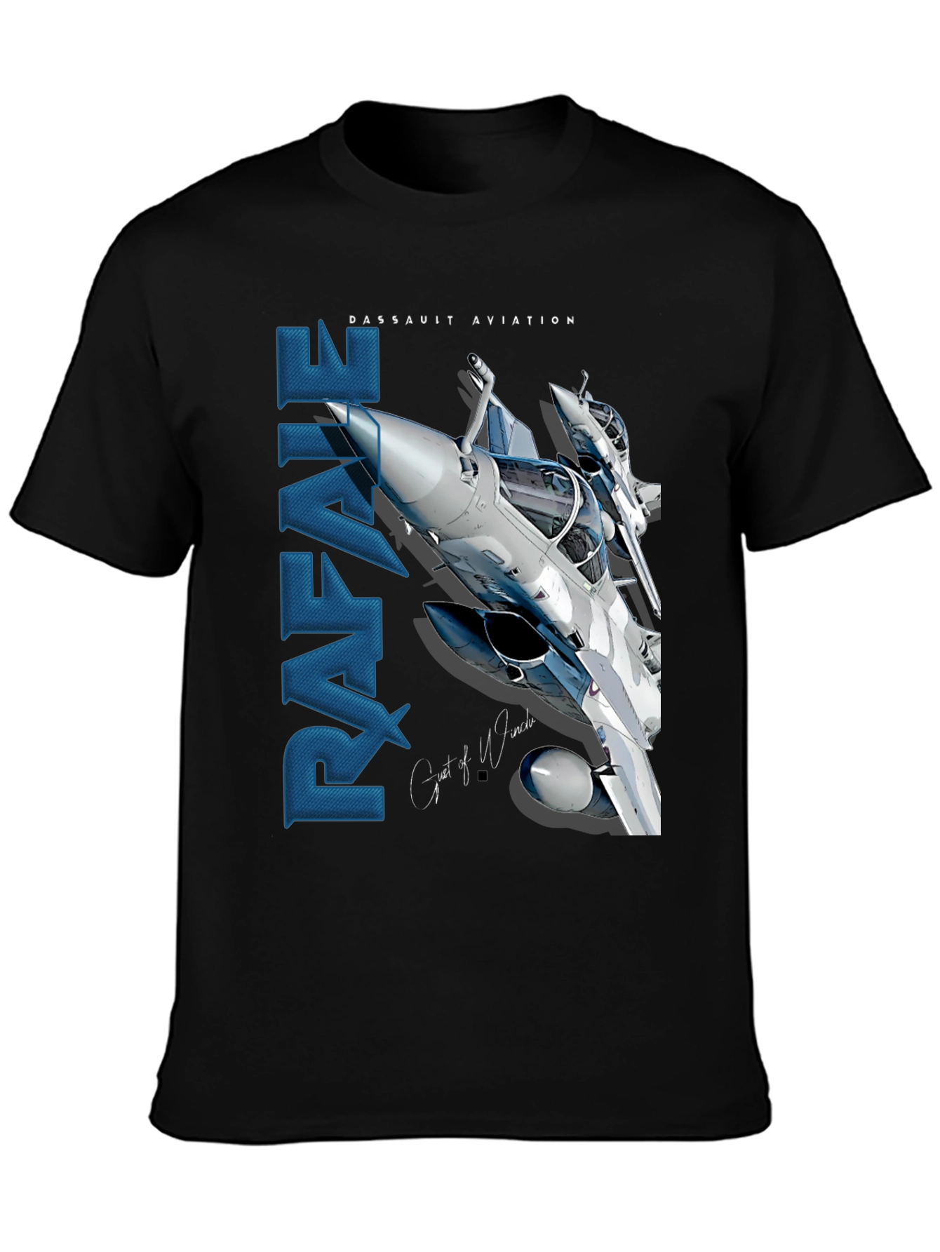 Rafale Aviation T-Shirt - Black