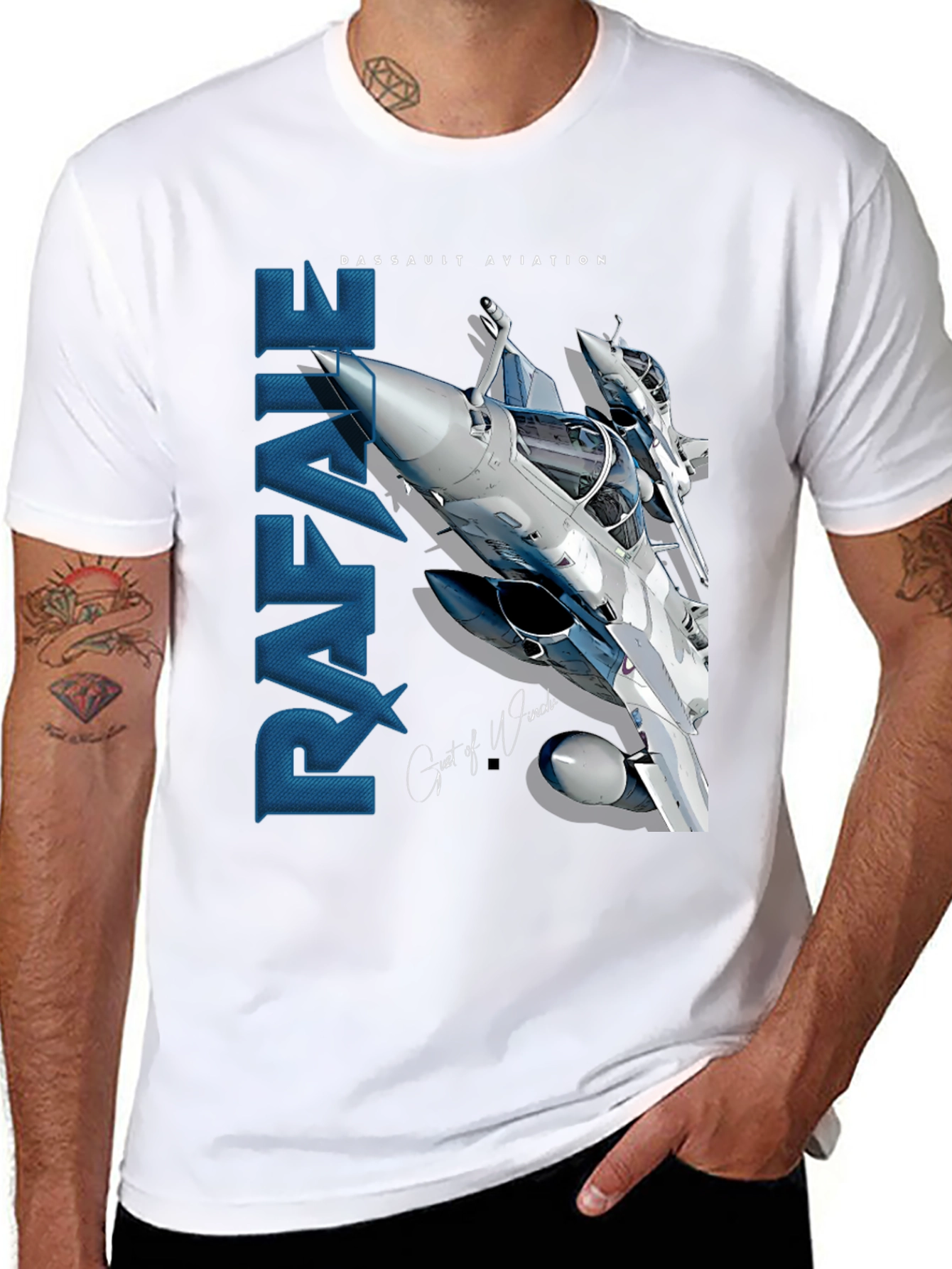 Rafale Aviation T-Shirt - Black
