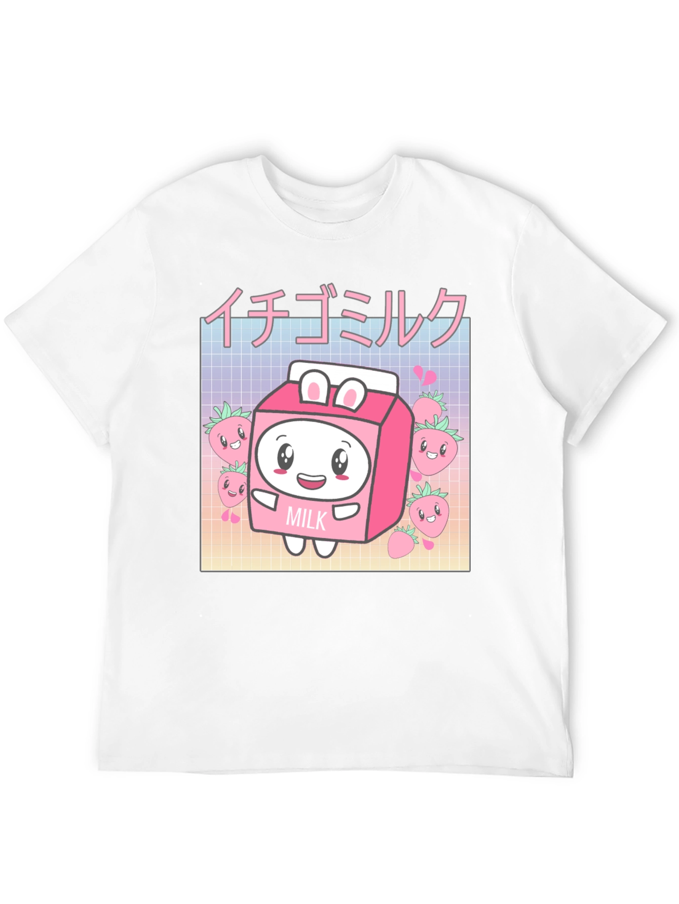Strawberry Milk T-Shirt Kawaii Anime Tee