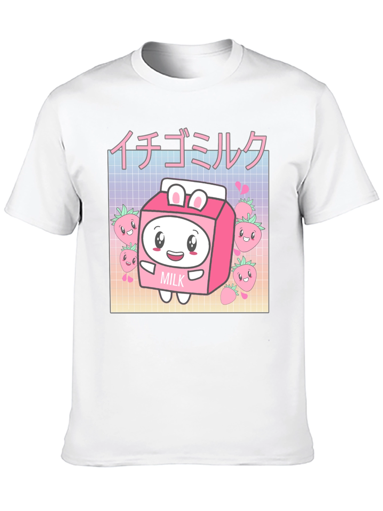 Strawberry Milk T-Shirt Kawaii Anime Tee