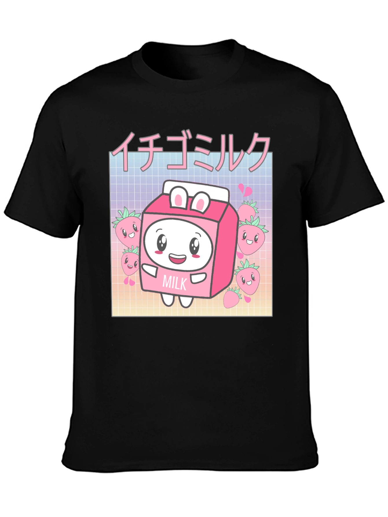 Strawberry Milk T-Shirt Kawaii Anime Tee