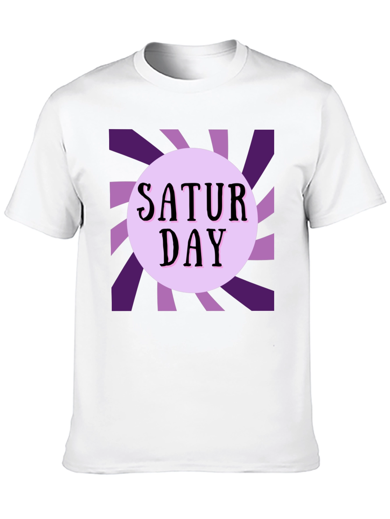 Saturday Graphic Tee - Stylish Weekend Vibes
