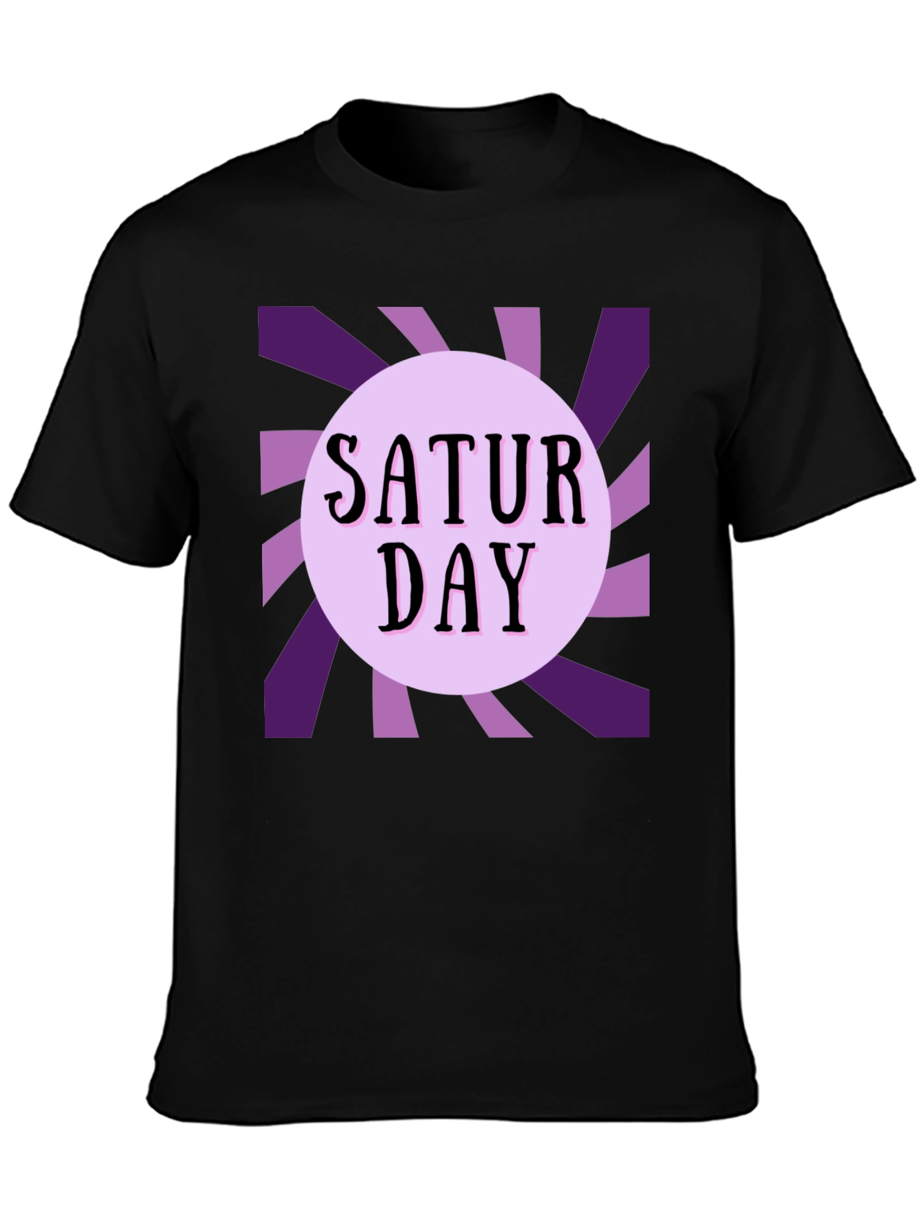 Saturday Graphic Tee - Stylish Weekend Vibes