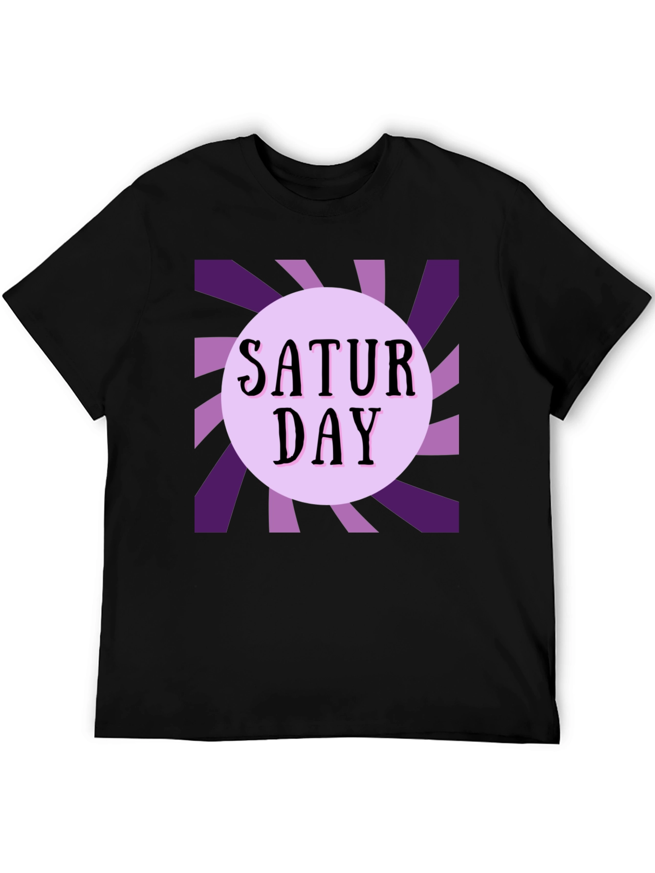 Saturday Graphic Tee - Stylish Weekend Vibes