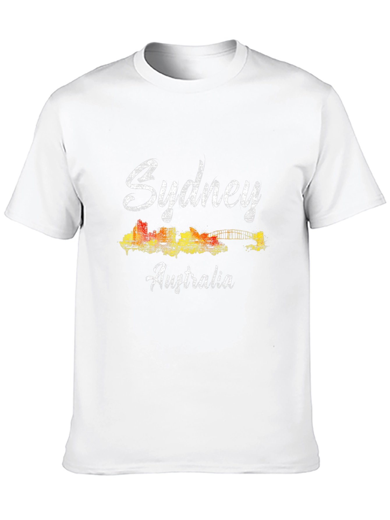 Sydney Australia Graphic Tee - Black Crew Neck