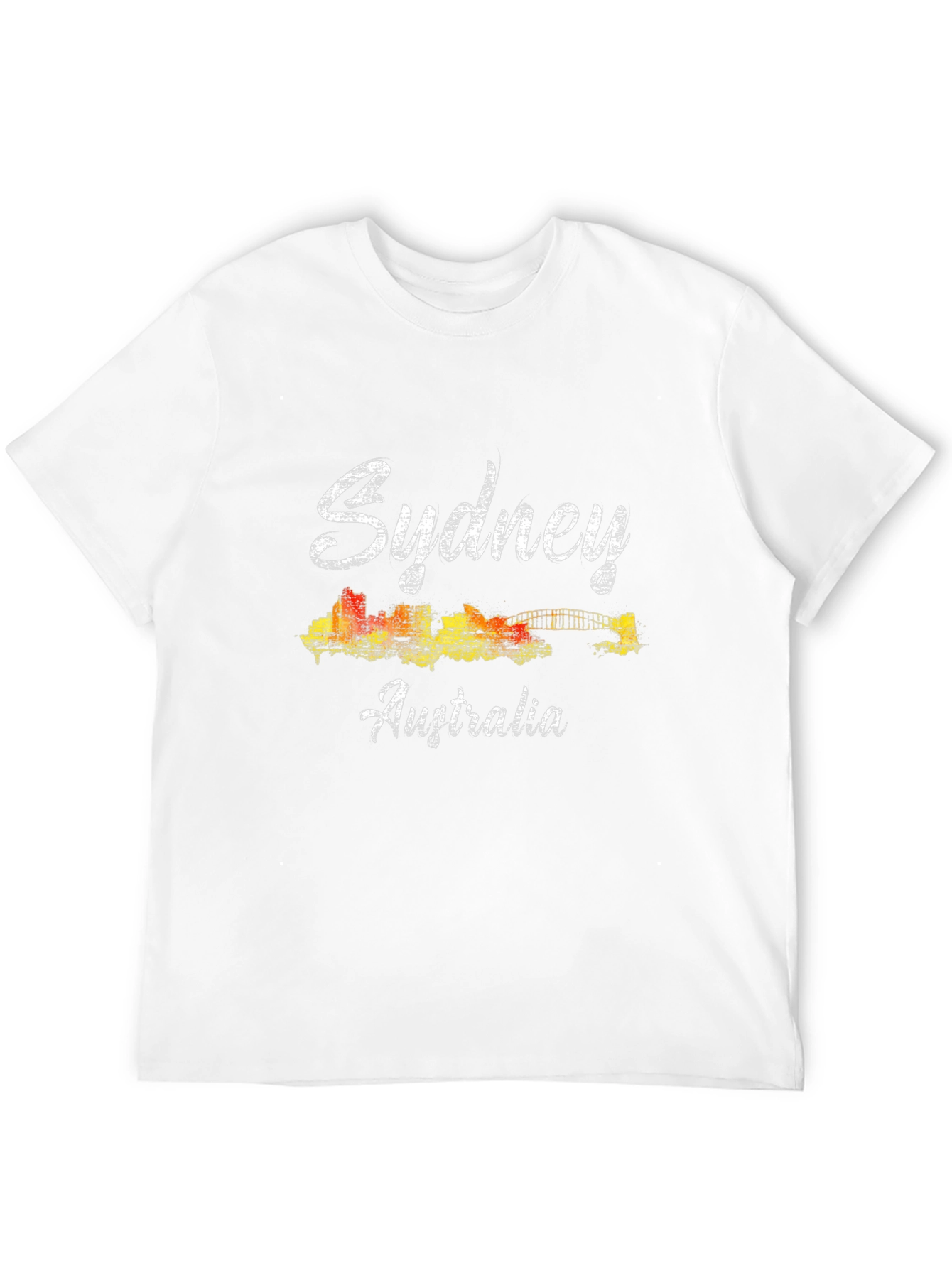 Sydney Australia Graphic Tee - Black Crew Neck