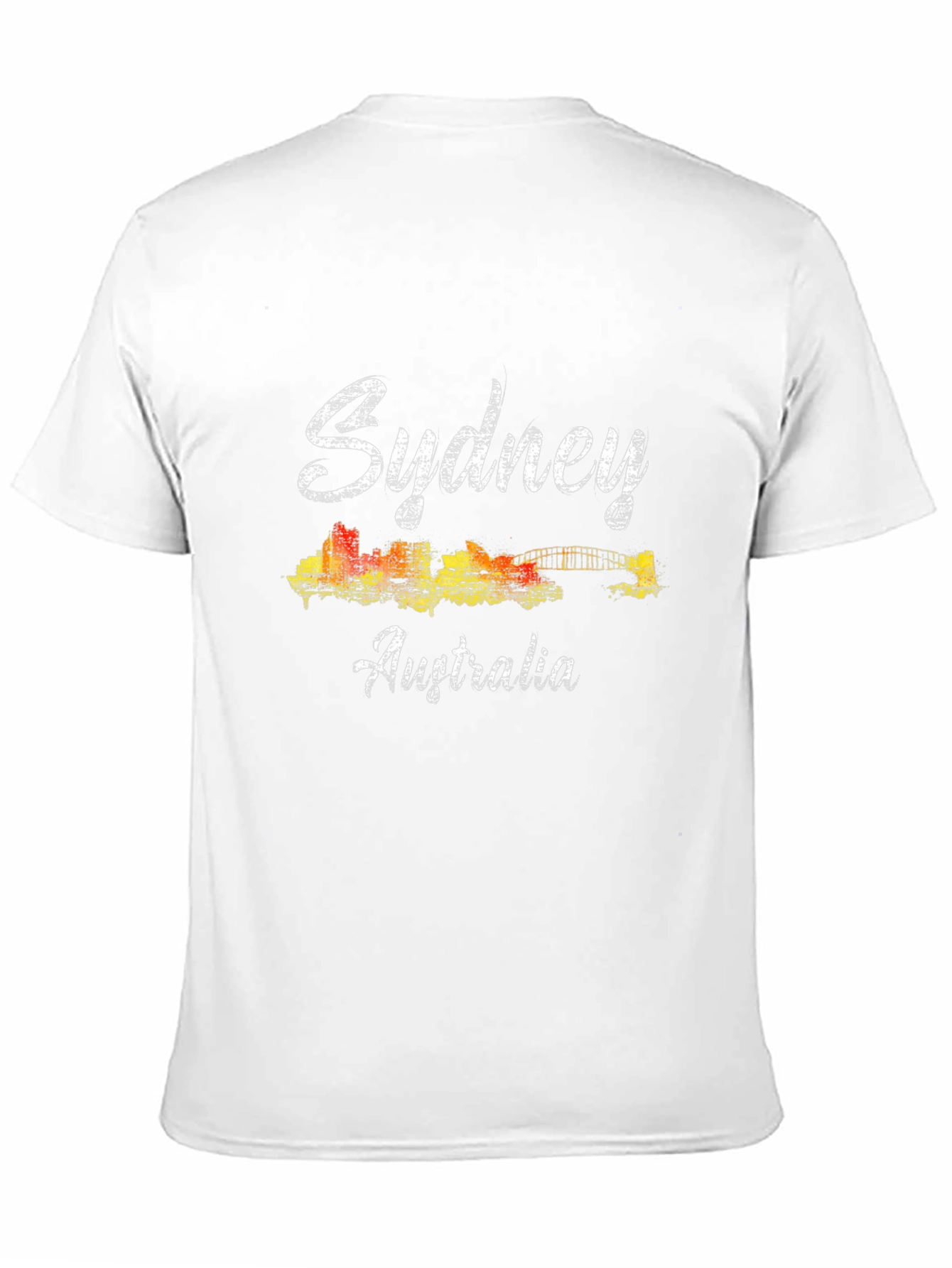 Sydney Australia Graphic Tee - Black Crew Neck