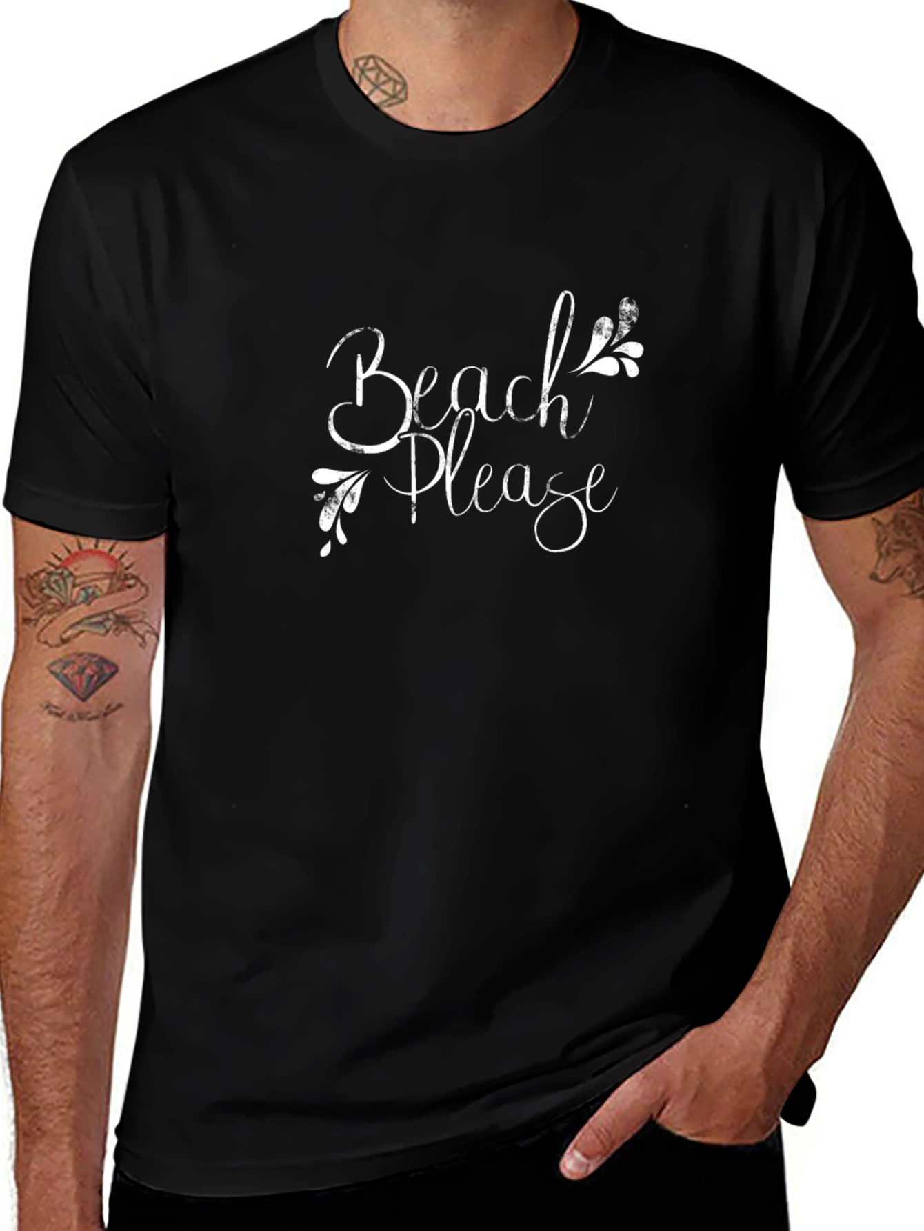 Beach Please Graphic Tee - Stylish Summer T-Shirt