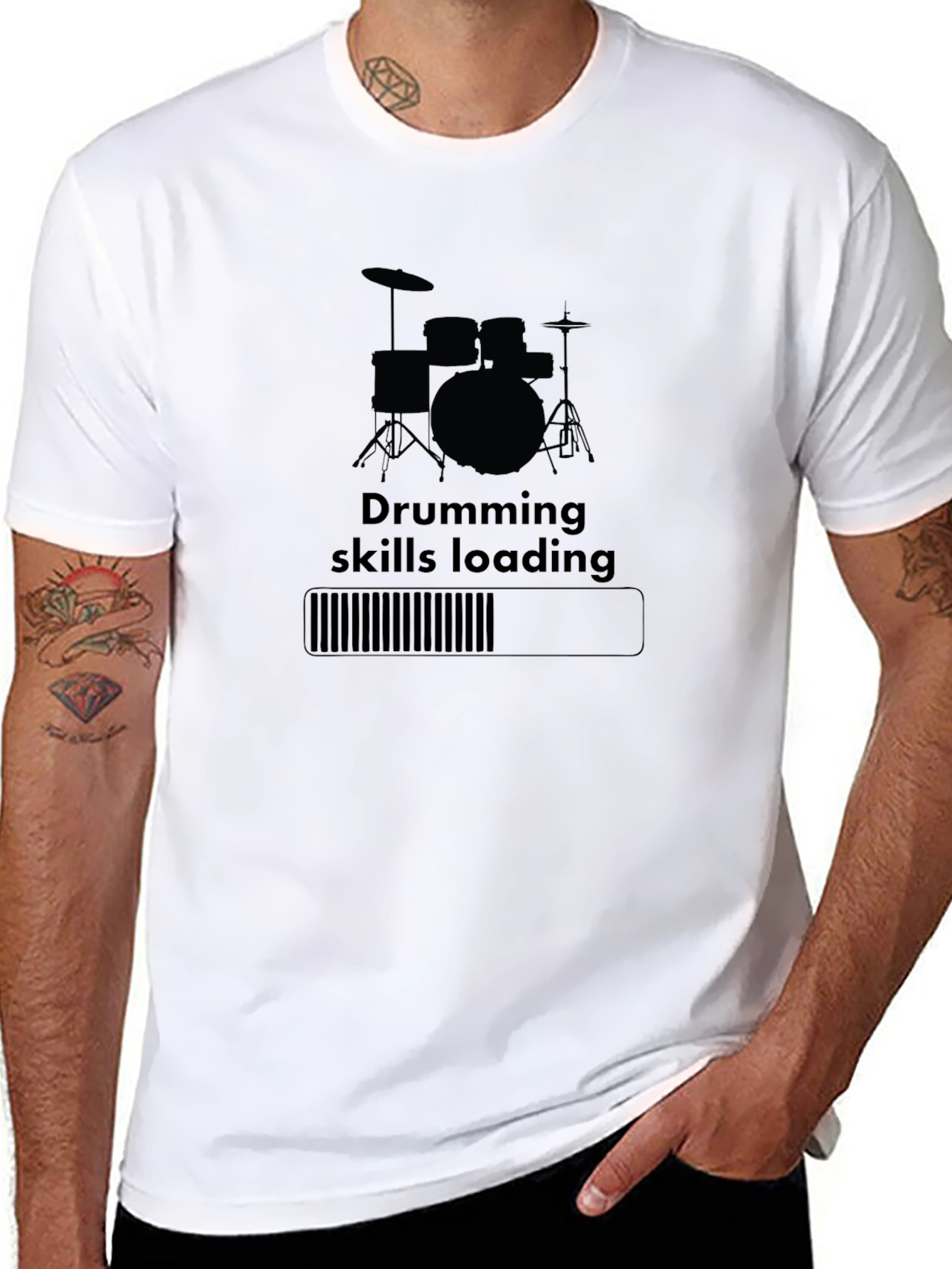 Drumming Skills Loading T-Shirt